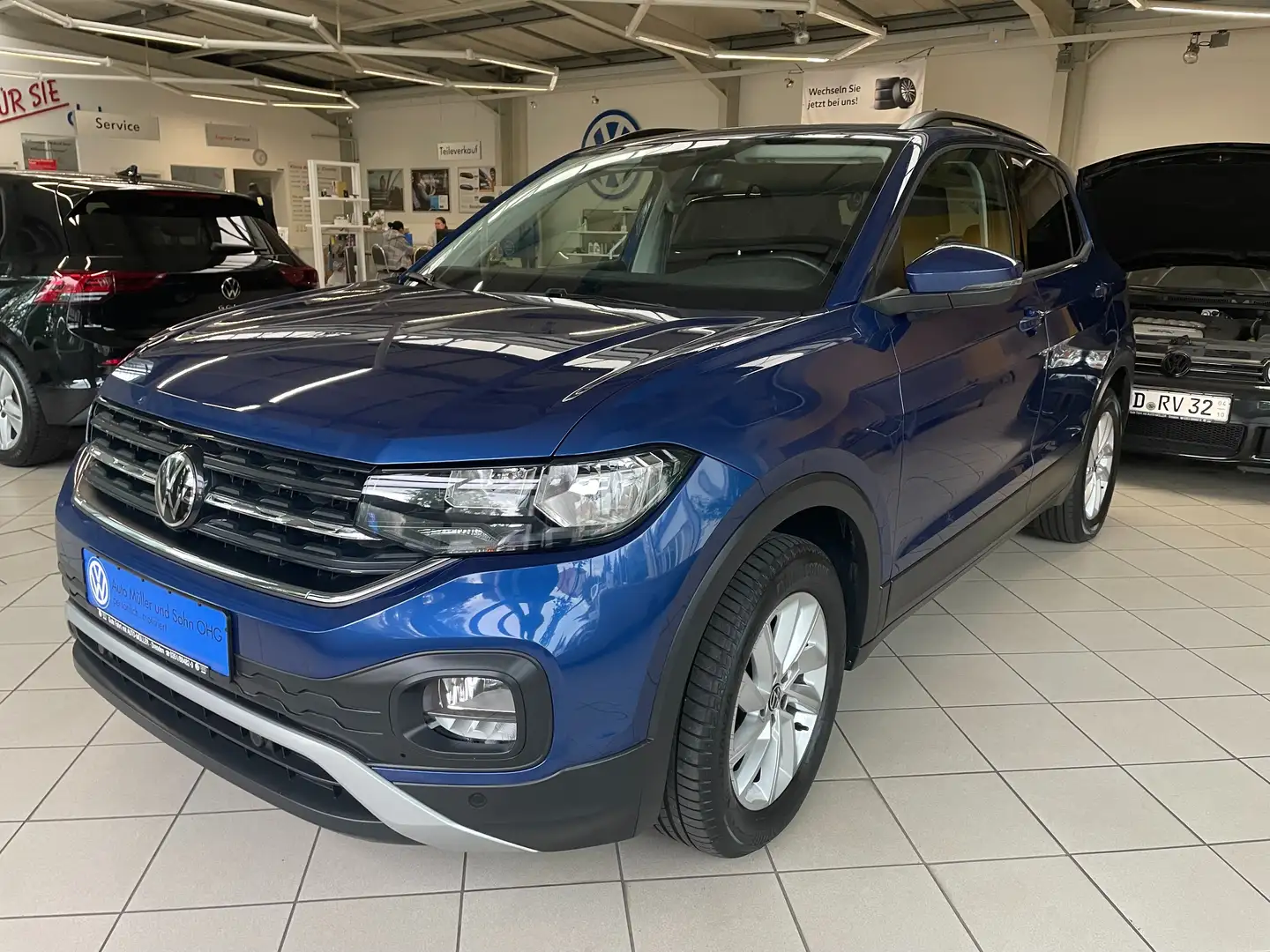 Volkswagen T-Cross Advance 1,0-Climatronic-PDC v+h-Alu-Navivorb. Blu/Azzurro - 2