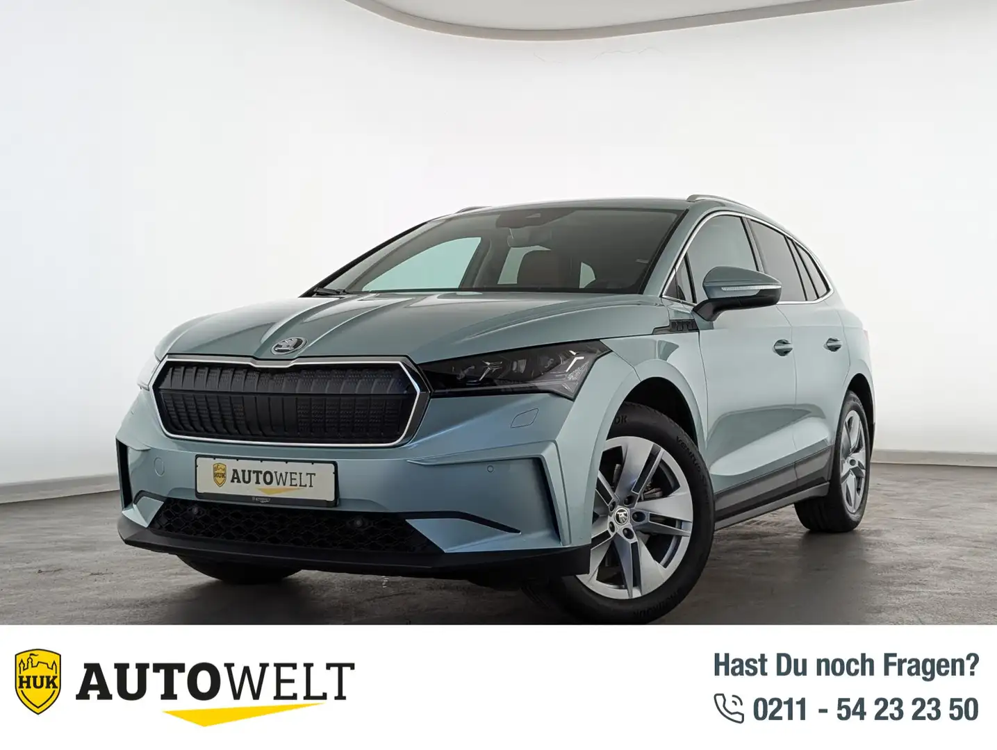 Skoda Enyaq Enyaq iV 60 ecoSuite LEDER+NAVI+LED+ACC+RFK+SHZ+ Silber - 1