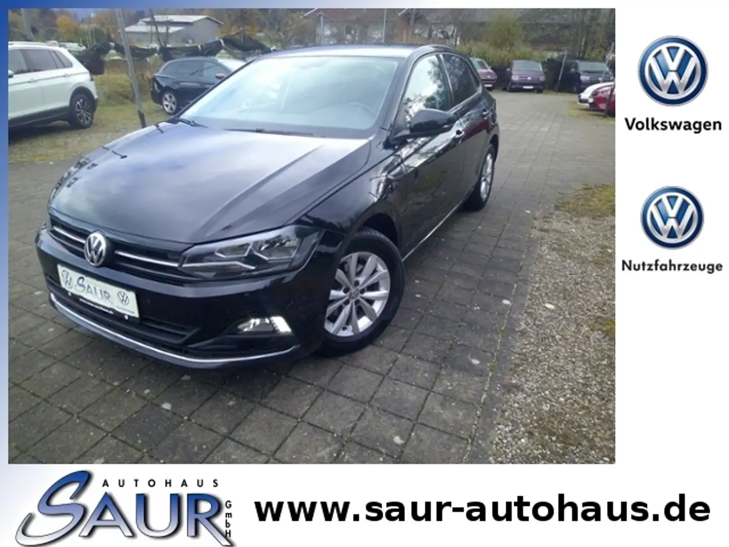 Volkswagen Polo Highline 1.6 TDI*Clima*SHZ*PDC*Licht+Sicht ALU Schwarz - 1