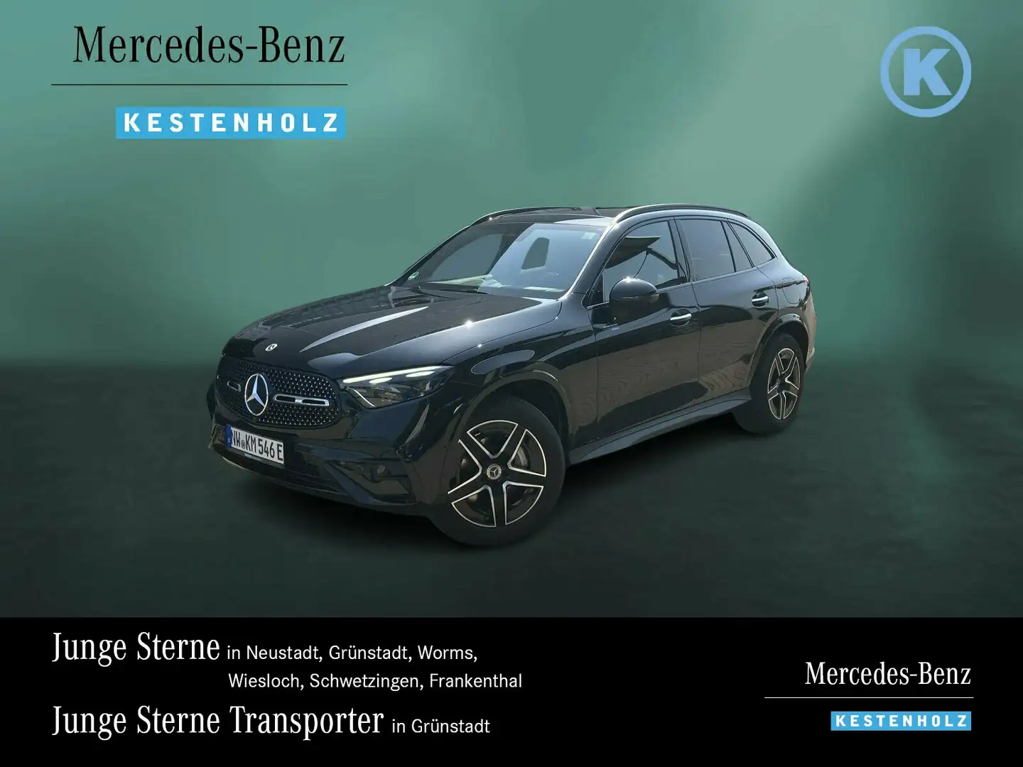 Mercedes-Benz GLC 300 GLC 300 de 4M AMG+DISTRO+360+MEMO+AHK+BURM+NIGHT Schwarz - 1
