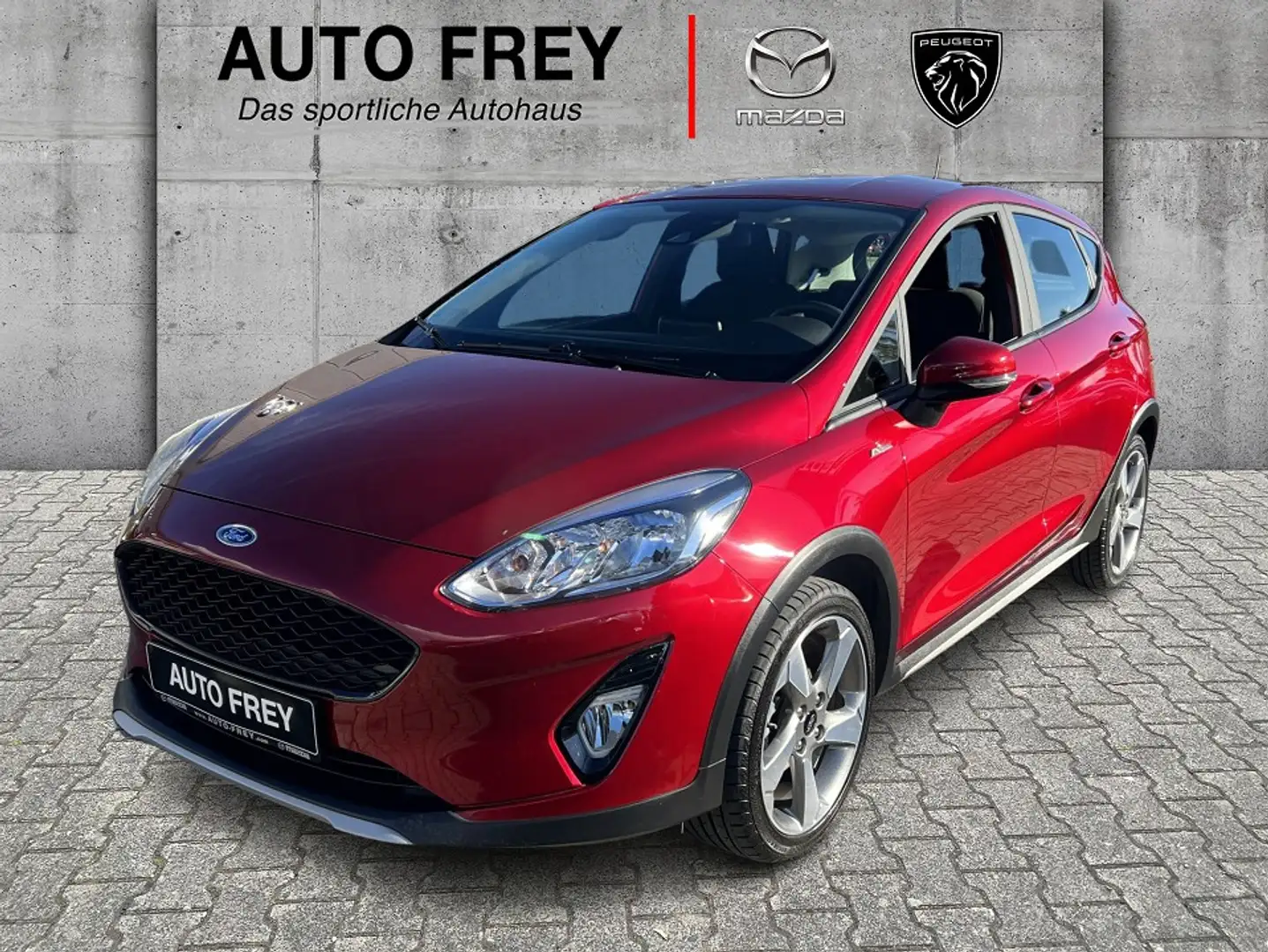 Ford Fiesta 1.0 5T ACTIVE+AHK+1.HAND+KLIMA+SITZHEIZUNG+APPLE C Rot - 1