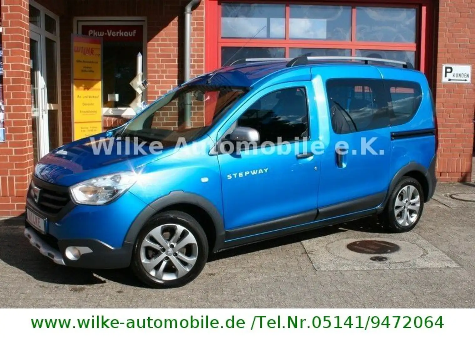 Dacia Dokker Stepway+1.Hand+Navi+76.000 KM+Sitzheizg.+ Blau - 1