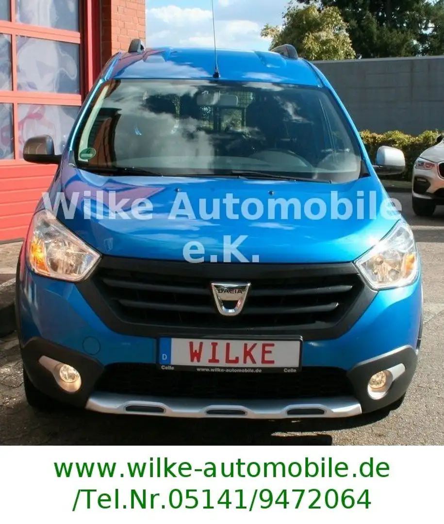 Dacia Dokker Stepway+1.Hand+Navi+76.000 KM+Sitzheizg.+ Blau - 2