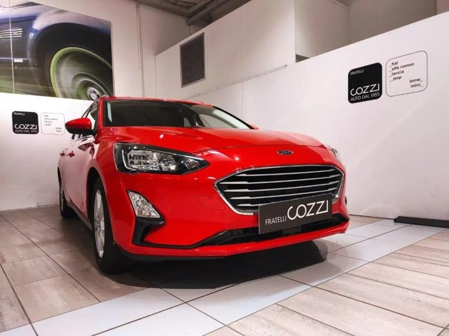 Ford Focus 4ª serie - Focus 1.0 EcoBoost Hybrid 125 CV SW Bus Rosso - 1