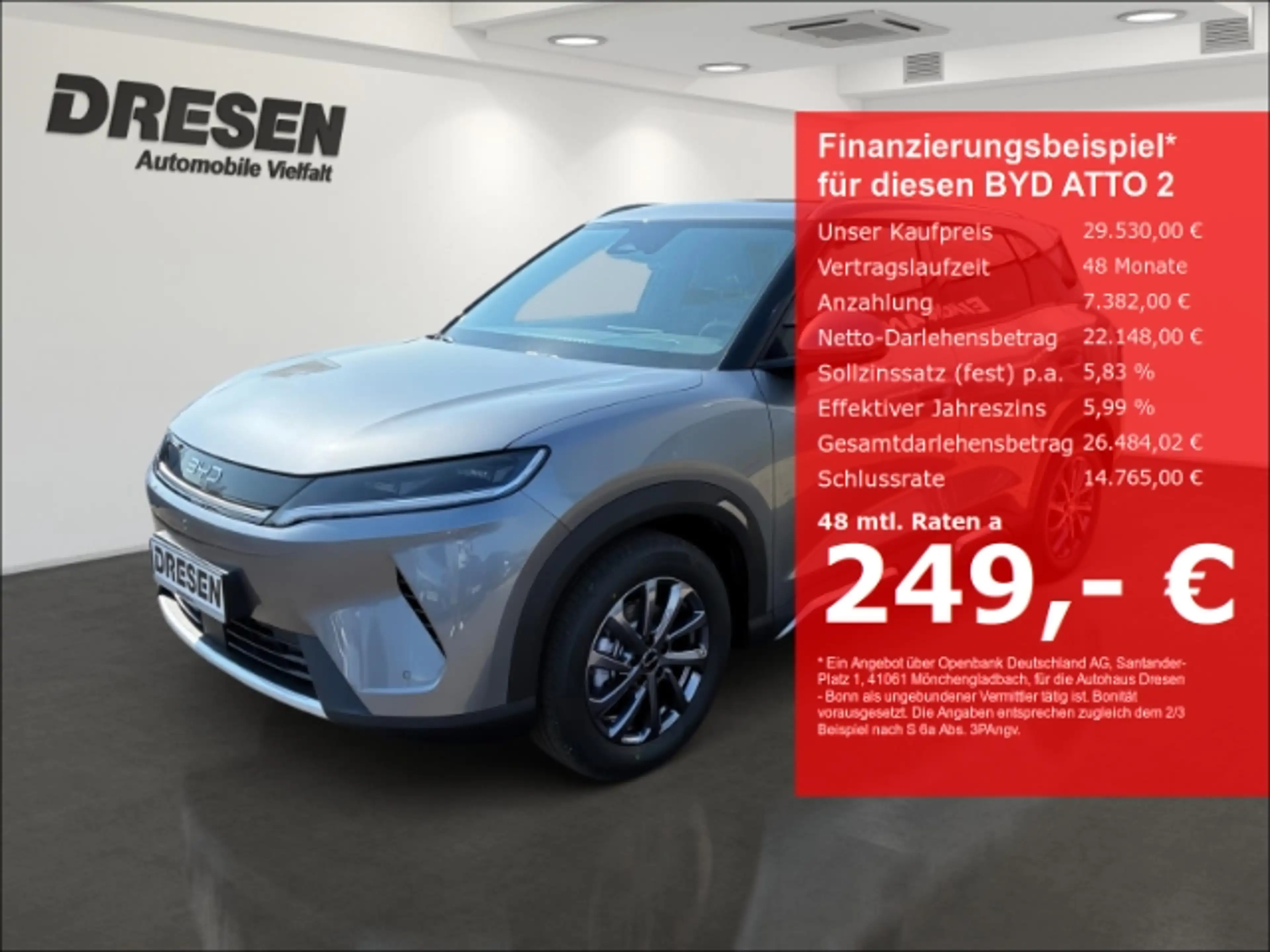 BYD Atto 2 DM-i Boost LED/360Kamera/Pano/Klima/Carplay