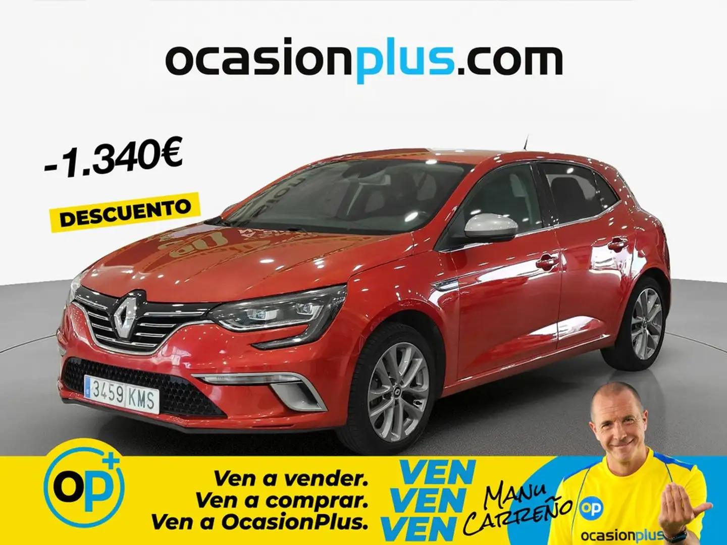Renault Megane 1.2 TCe Energy GT Line 97kW (4.75) Rojo - 1