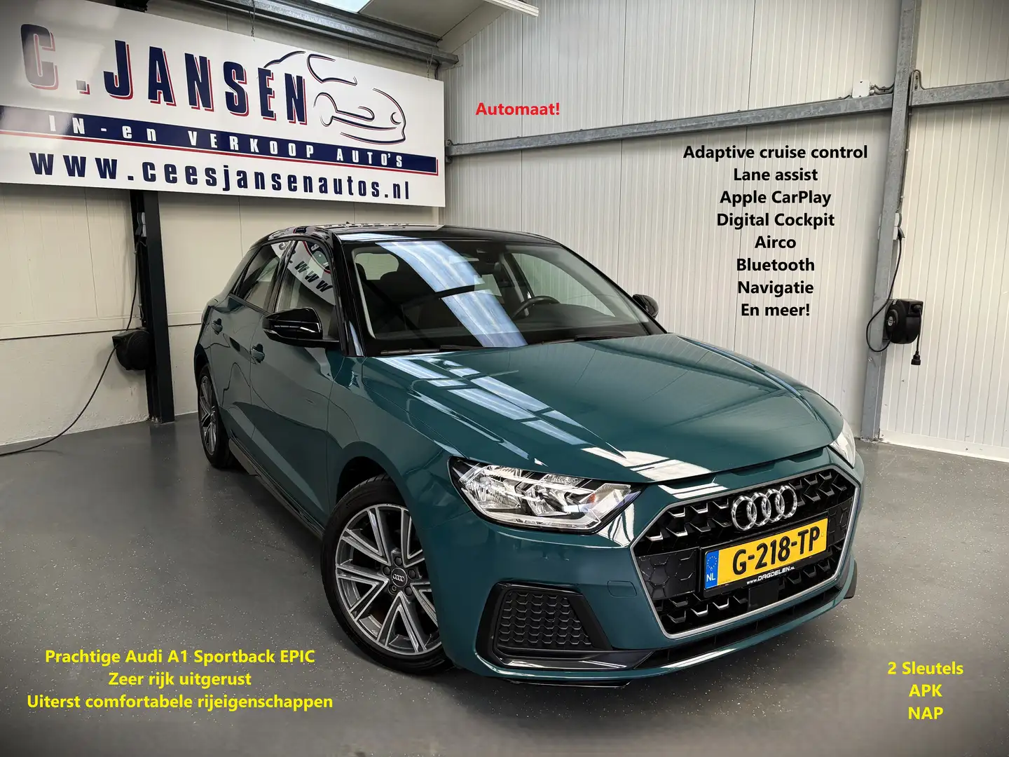 Audi A1 Sportback 30 TFSI epic | Apple Carplay | Audi virt Groen - 1