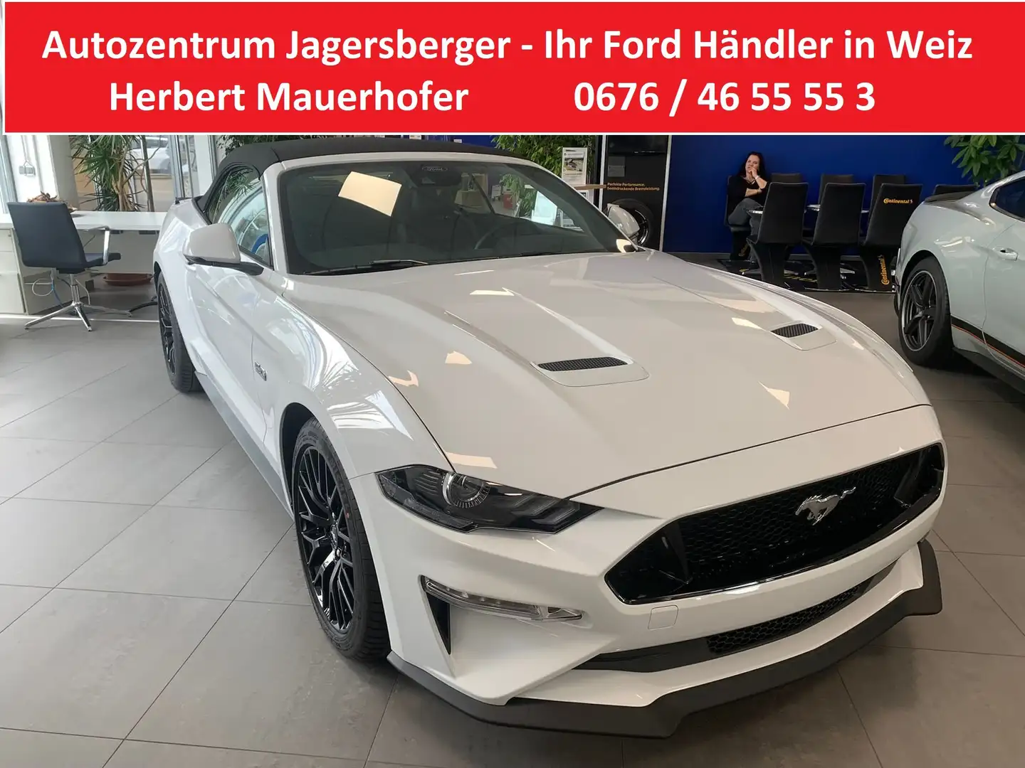 Ford Mustang 5,0 Ti-VCT V8 GT Cabrio Aut. eine Legende Weiß - 1