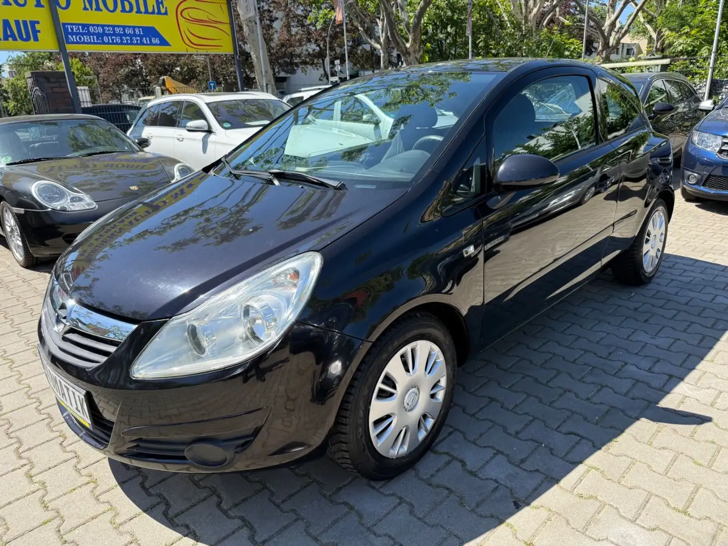 Opel Corsa D Edition*AUTOMATIK*KLIMA Zwart - 1