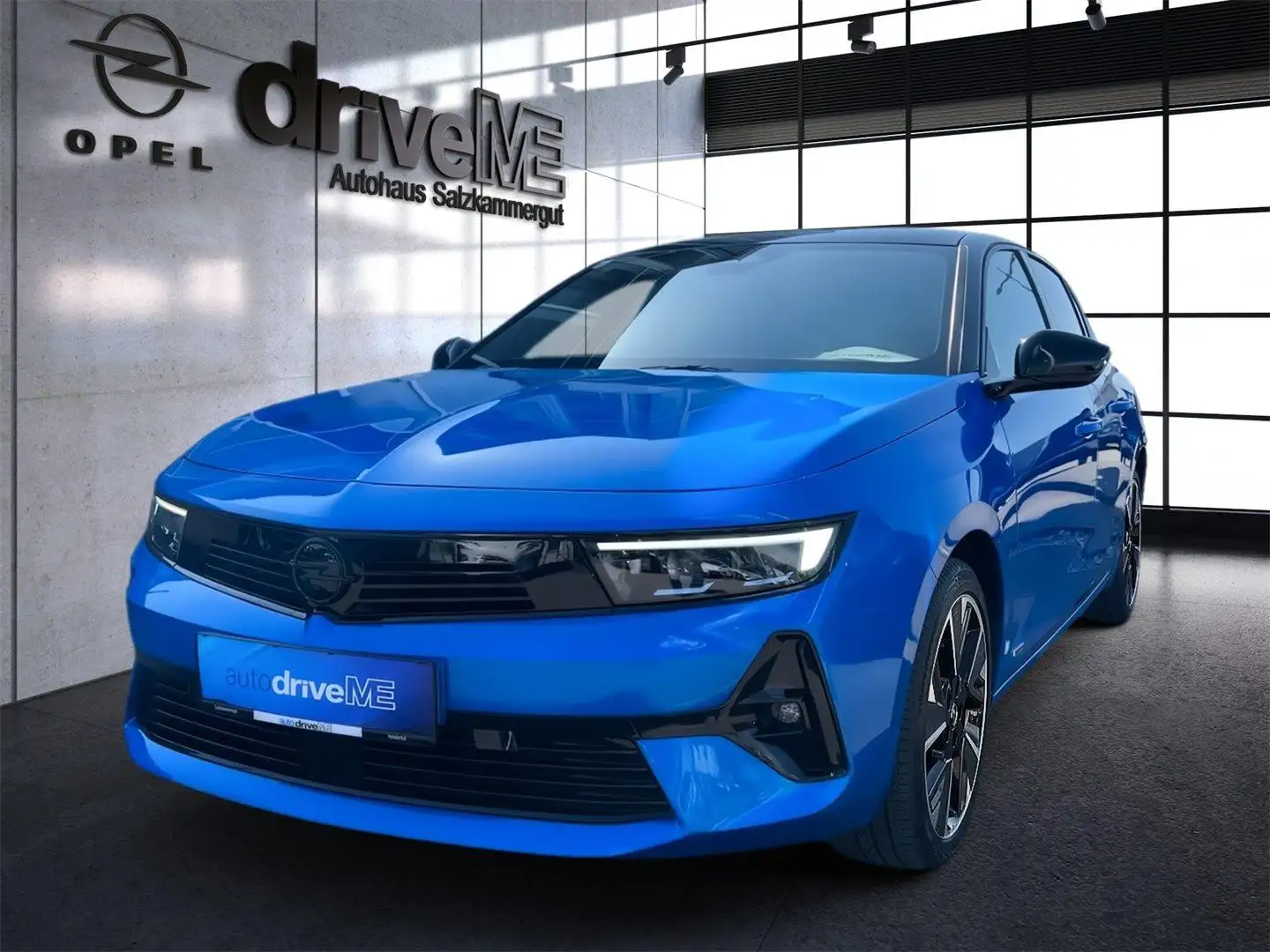 Opel Astra Elektro Blauw - 1