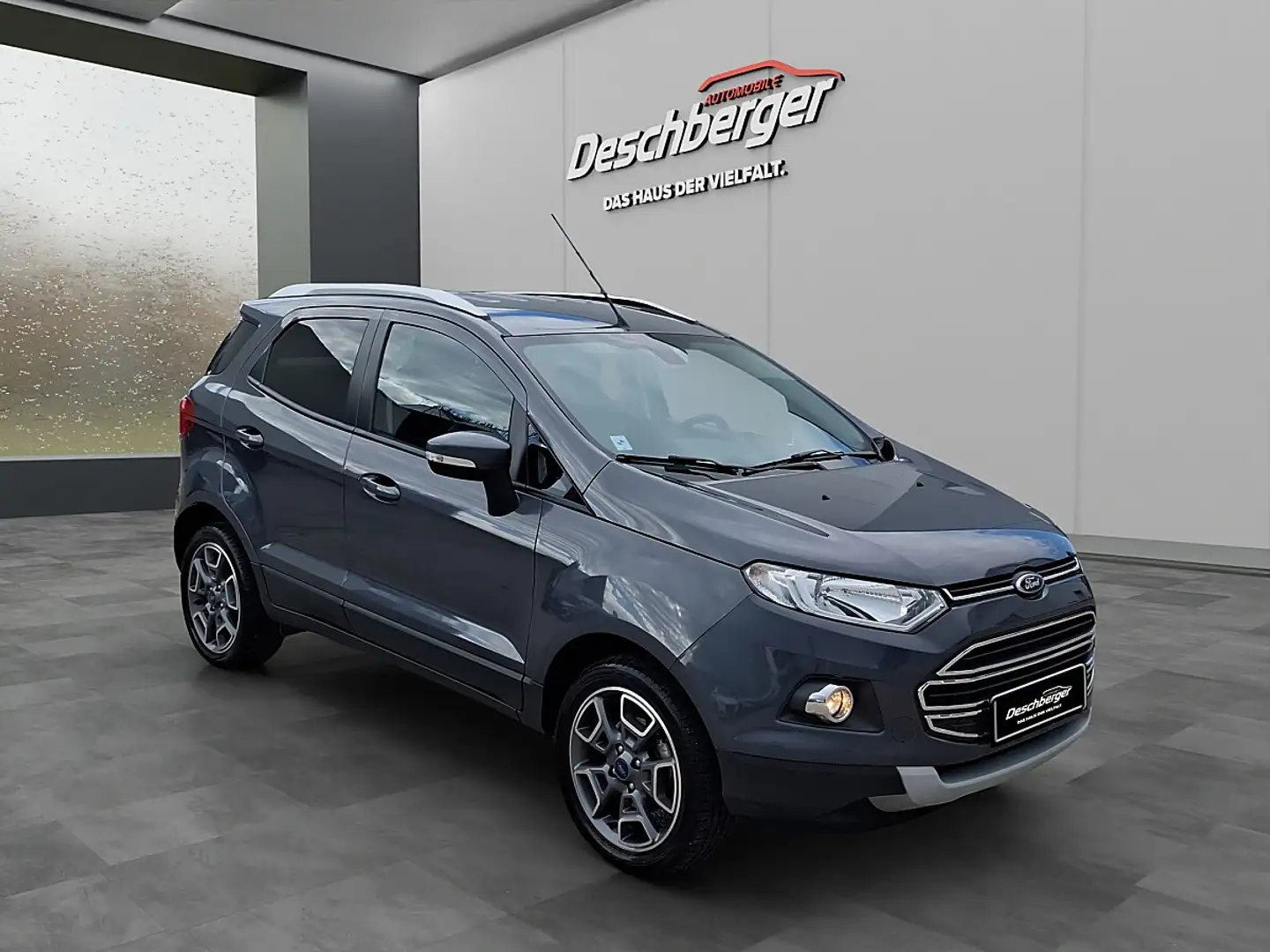 Ford EcoSport 1,0 EcoBoost Titanium Grau - 2