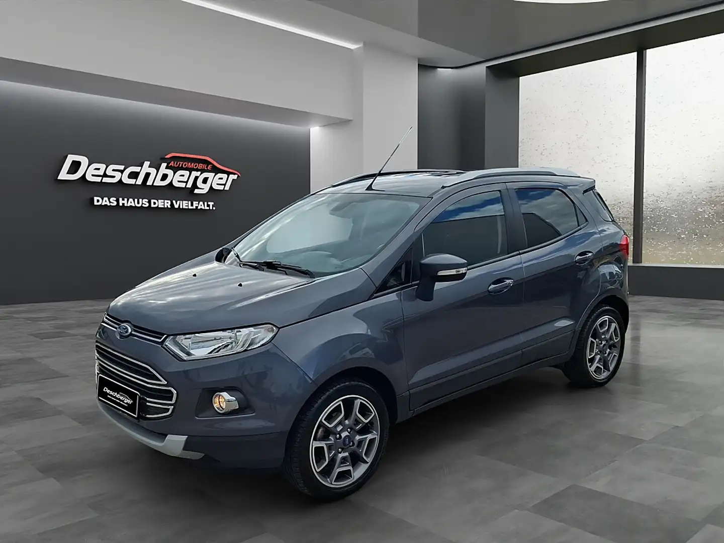 Ford EcoSport 1,0 EcoBoost Titanium Grau - 1
