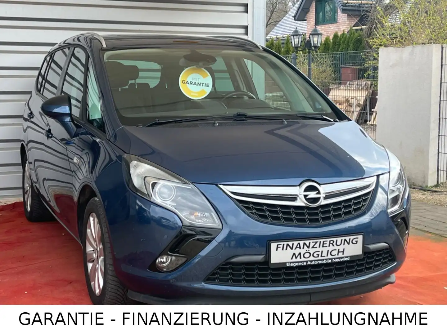 Opel Zafira C Tourer/Garantie/Scheckheft/7.Sitze/Ahk. Blau - 1