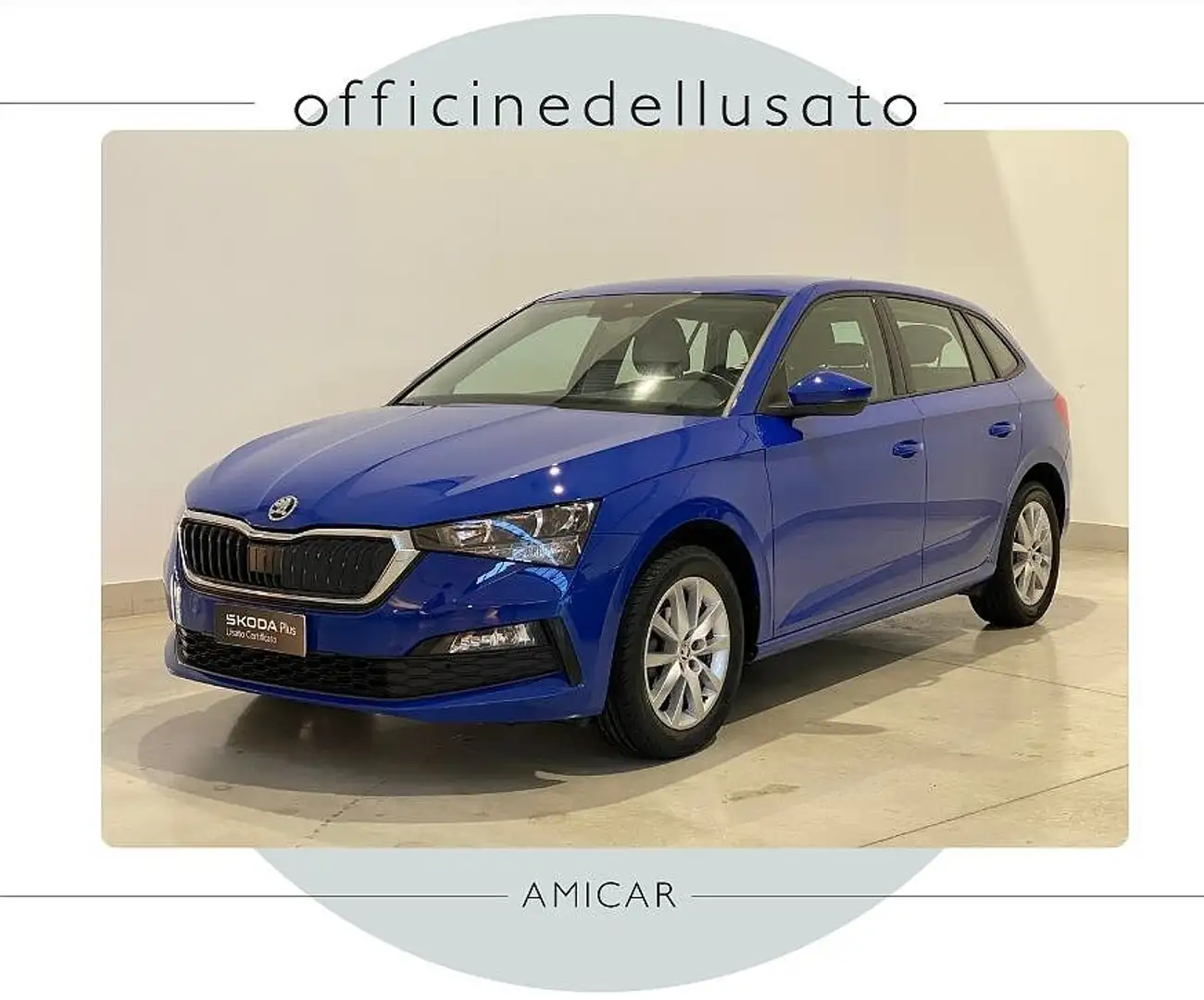 Skoda Scala 1.0 G-Tec Ambition Blauw - 1