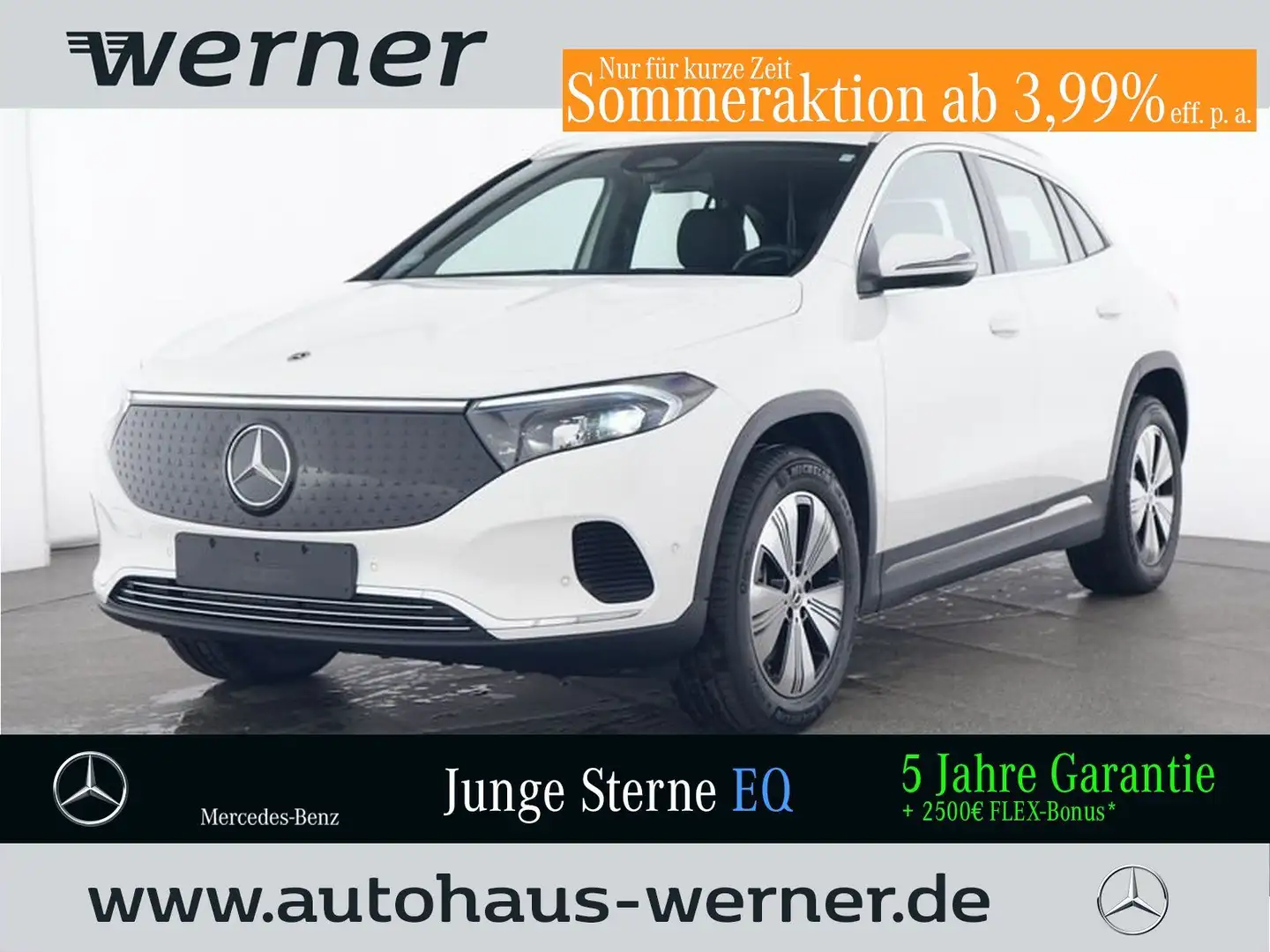 Mercedes-Benz EQA 300 4M PROG-ADV WINTER KAMERA AMBIENTE EASYP White - 1
