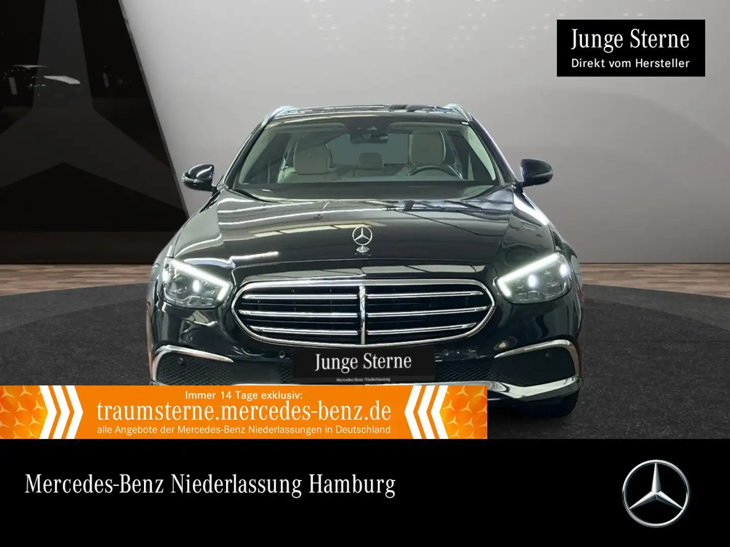 Mercedes-Benz E 300 de T EXCLUSIVE+MULTIBEAM+BURMESTER+KAMERA+9G Noir - 1