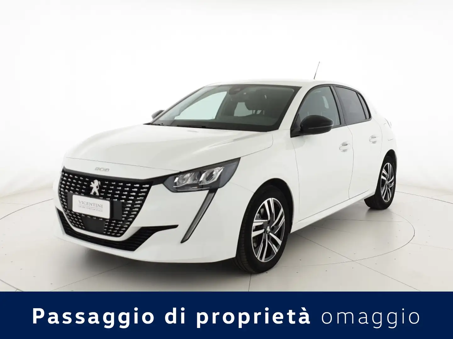 Peugeot 208 1.2 puretech allure s&s 100cv my20 Bianco - 1
