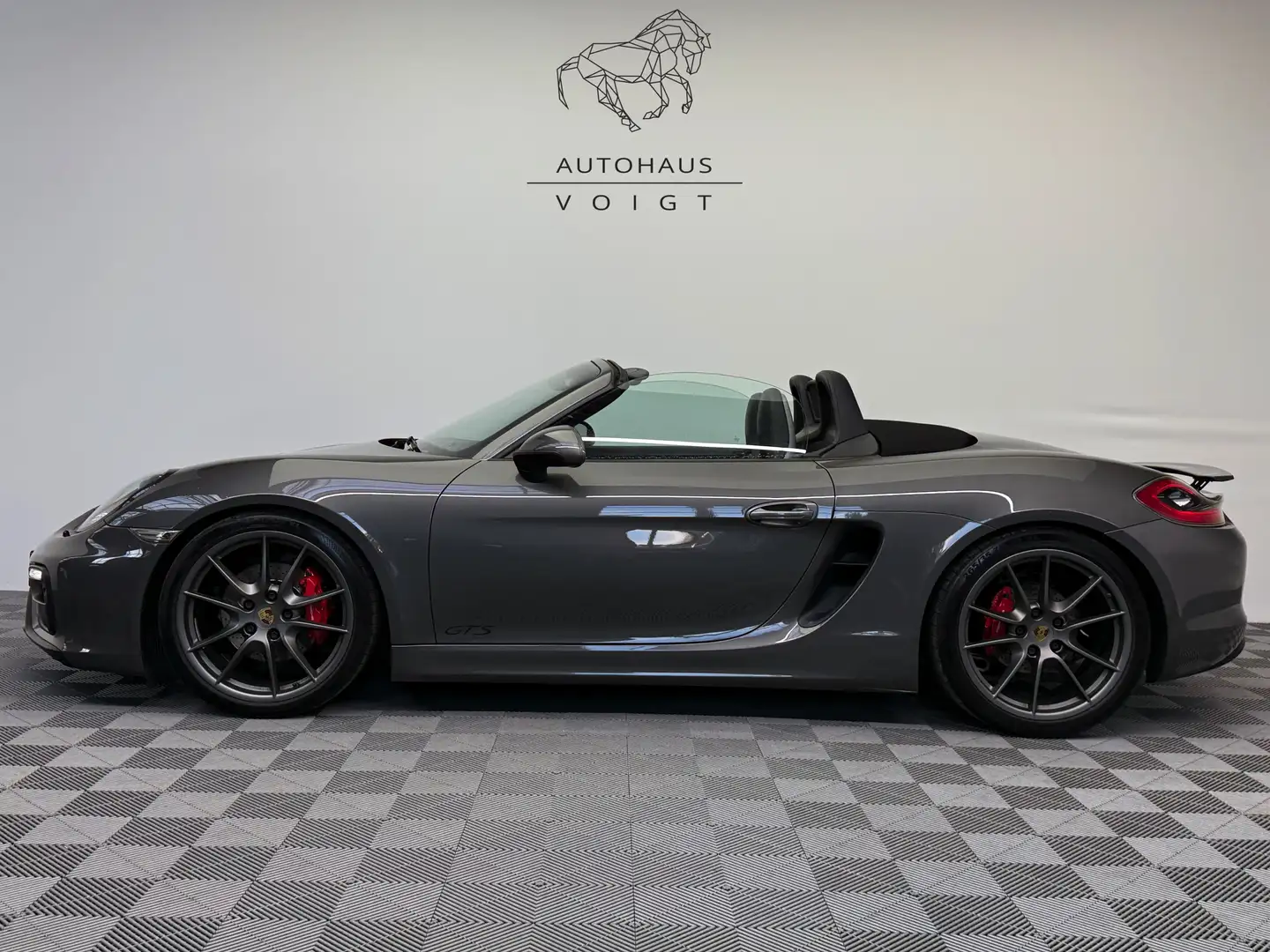 Porsche Boxster GTS|Klappen-AGA|20''|Leder|Chrono|PDLS| Grau - 1