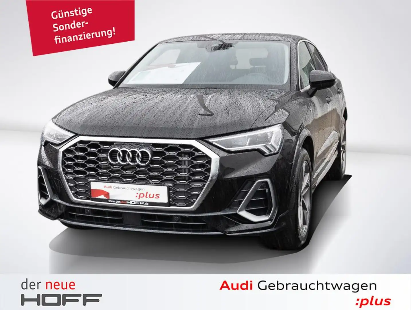 Audi Q3 Sportback 35 S line 19 Zoll AHK Navi Ambiente Lich Negro - 1