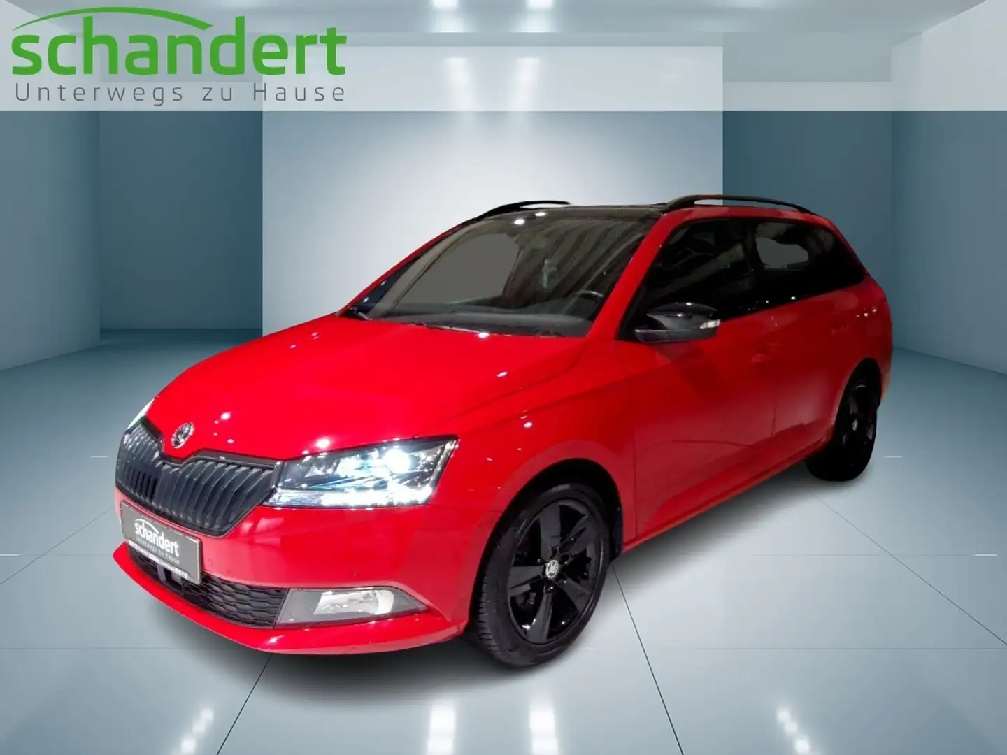 Skoda Fabia Combi 1.0 TSI Style LED Navi Pano Klimaautomatik Rot - 1