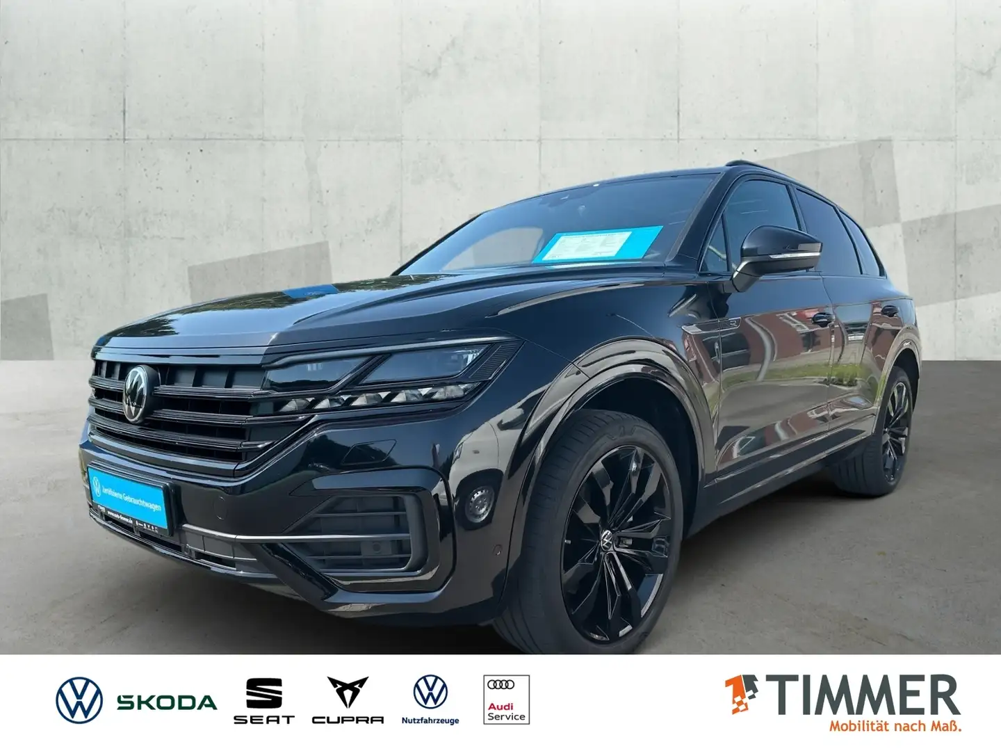 Volkswagen Touareg 3.0 V6 TDI DSG 4M BLACK *LUFT *INNO *360° *DYNAUD Schwarz - 1