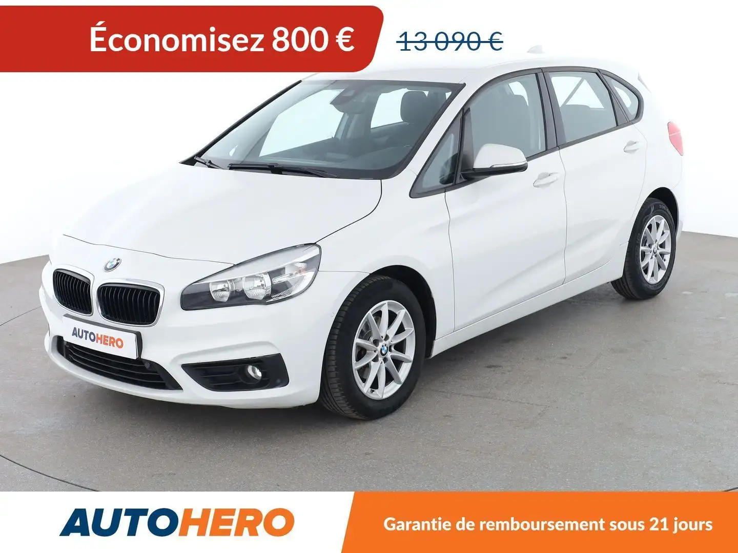 BMW 214 Active Tourer 214d Lounge Blanc - 1