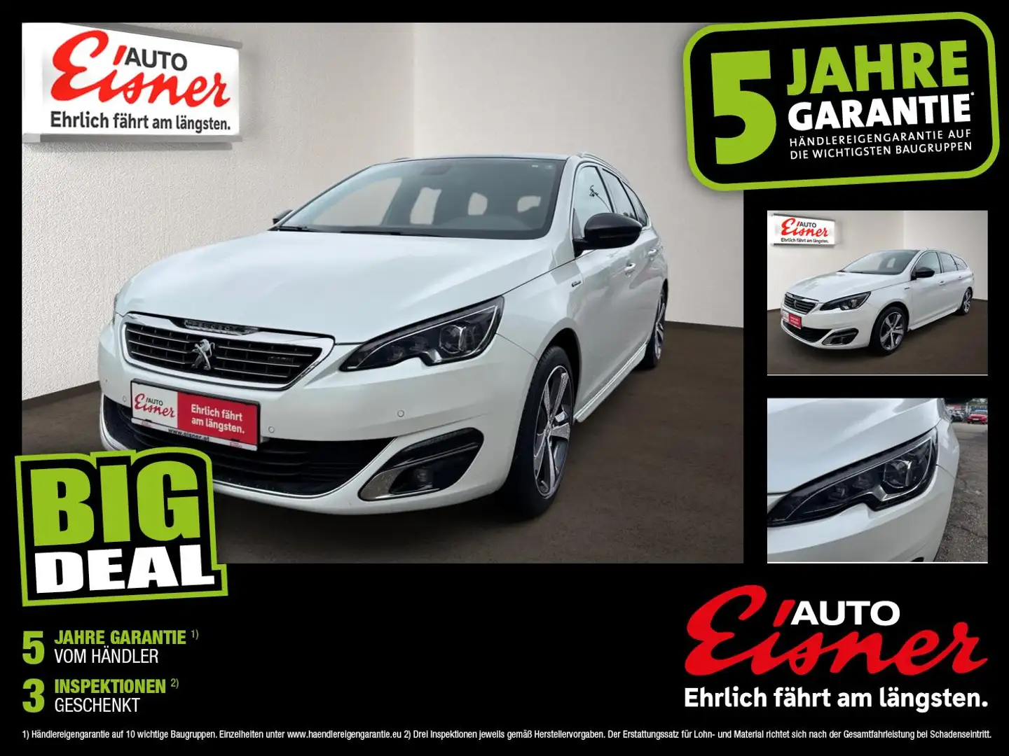Peugeot 308 SW 1.6 BLUEHDI 120 GT LINE Weiß - 1