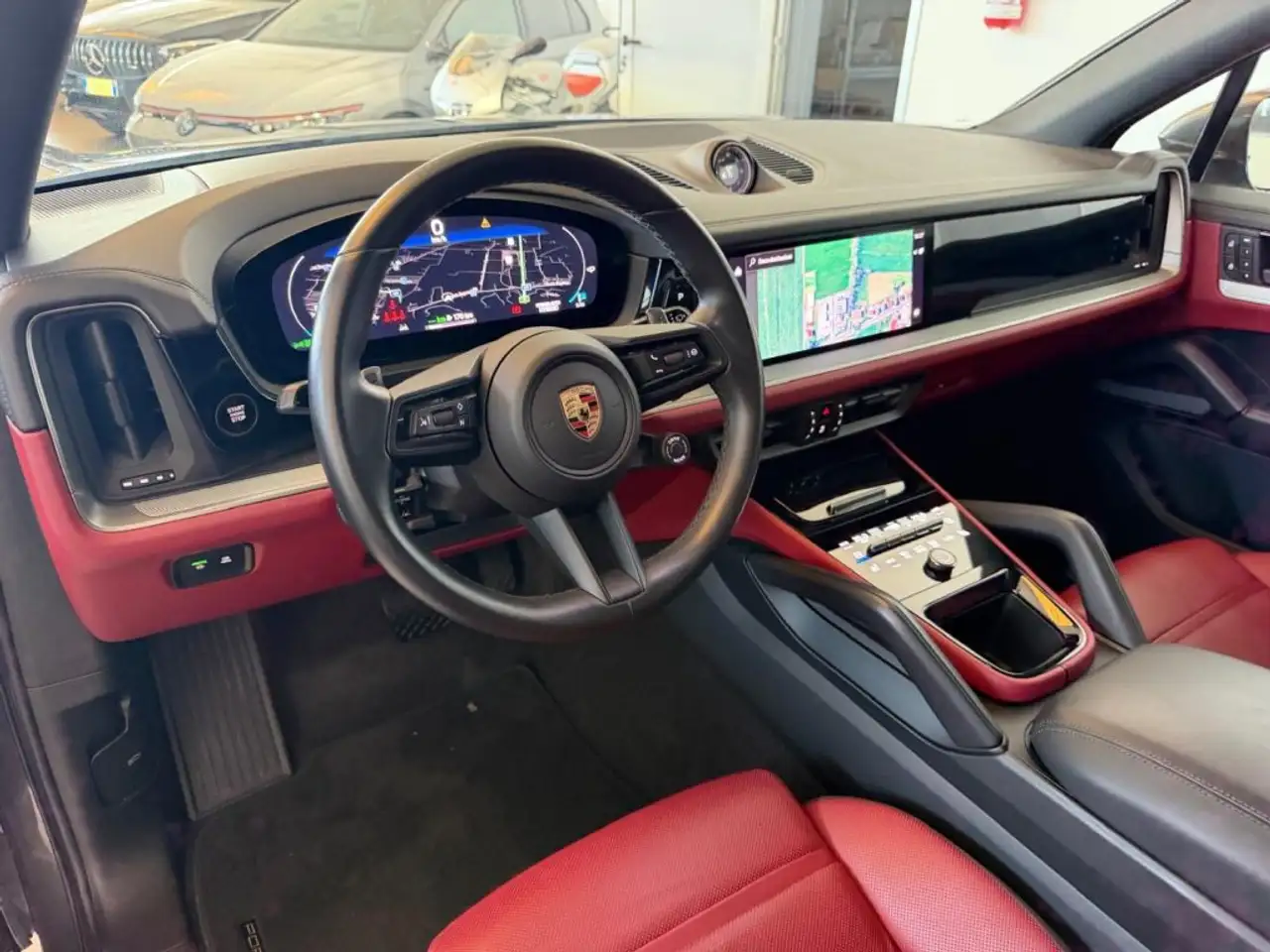 Porsche Cayenne 3.0 V6 E-Hybrid //TETTO//CARTIER//PARI AL NUOVO//, миниатюра 11