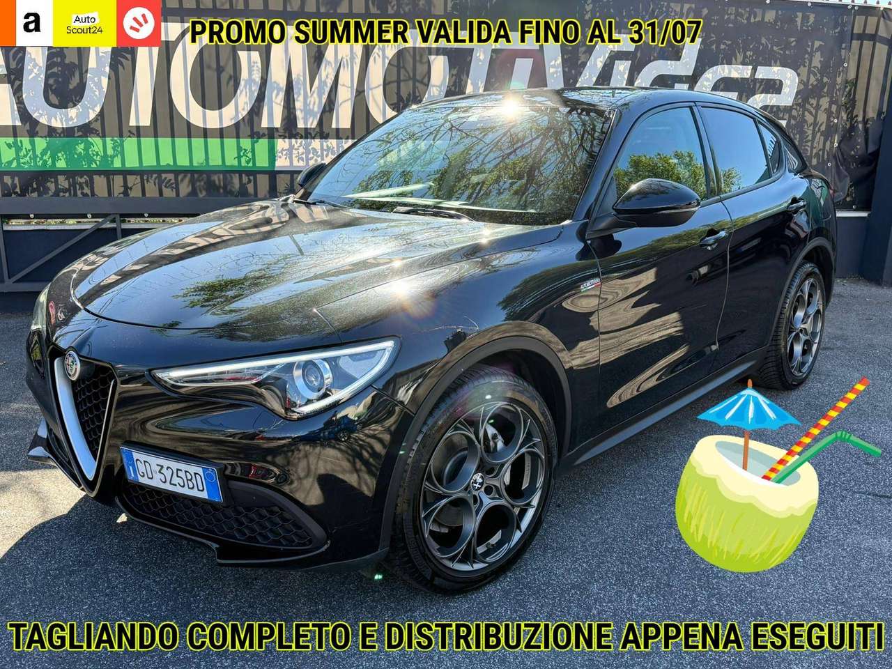 Alfa Romeo Stelvio Stelvio 2.2 Q4 190cv AUTOMATICA DISTRIBUZIONE E TAGLIANDO APPENA ESEGUITI
