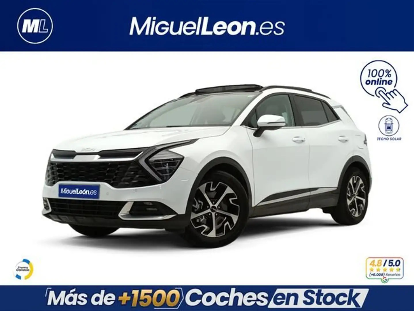 Kia Sportage 1.6 T-GDi MHEV 110kW (150CV) Drive 4x2 Blanco - 1