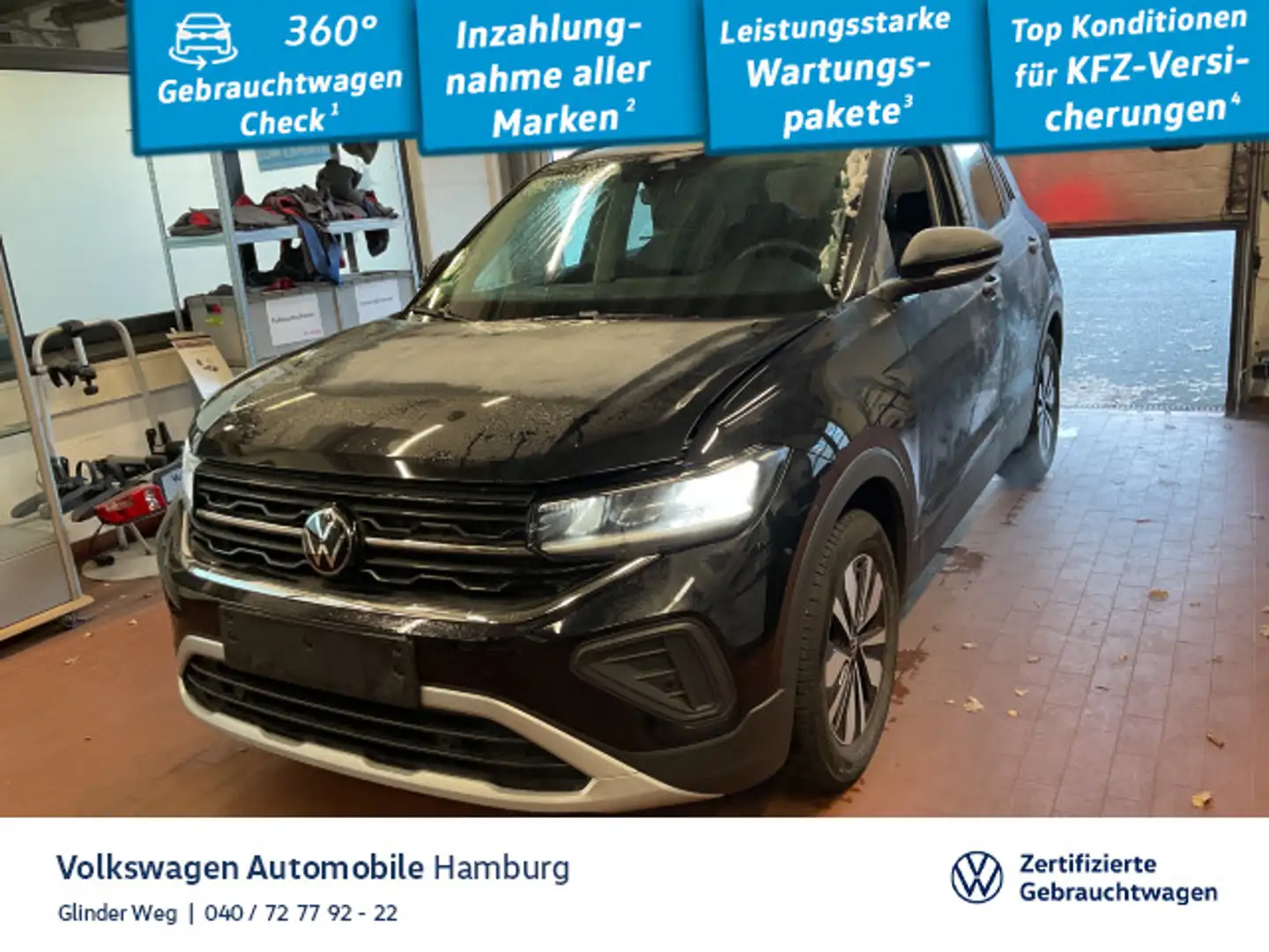 Volkswagen T-Cross 1.0 TSI Goal Ganzjahresreifen AppConnect Schwarz - 1