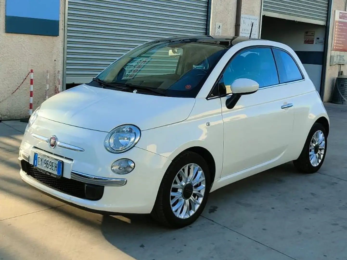 Fiat 500 500 1.2 Lounge 69cv my14 Blanc - 1