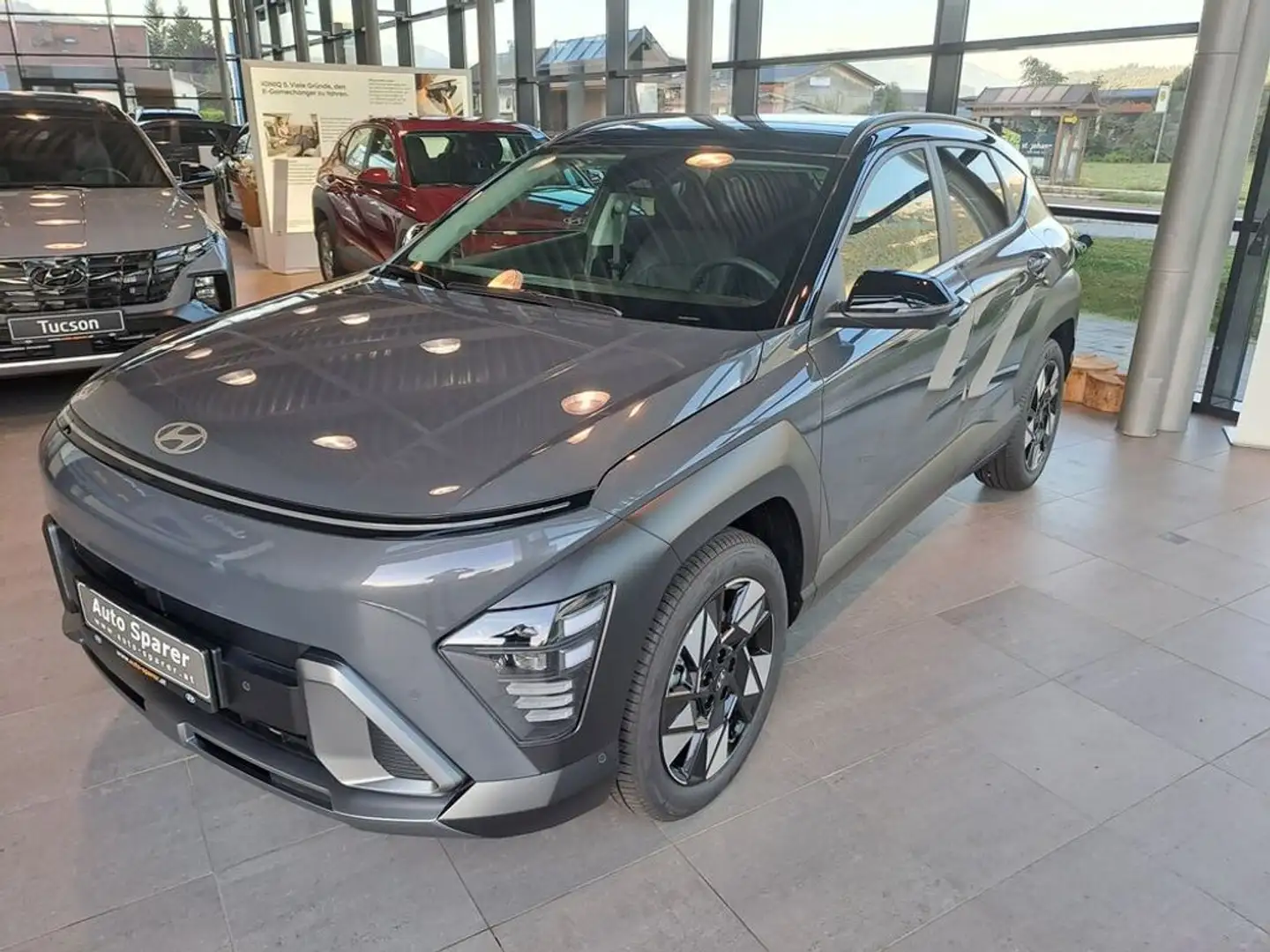 Hyundai KONA SX2 Prestige Line 1,6 T-GDi 4WD DCT - k3bp2-O Grau - 1