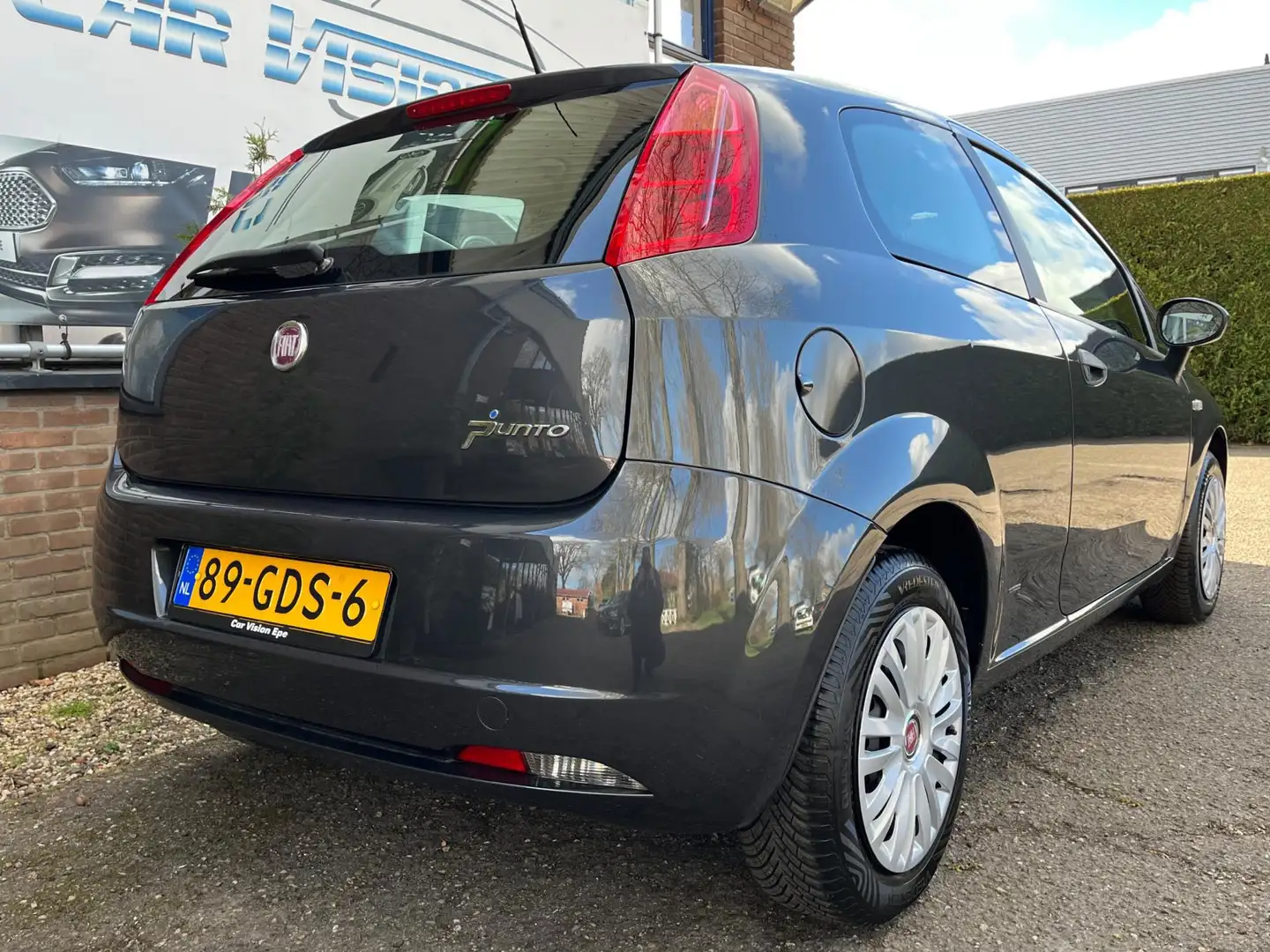 Fiat Grande Punto 1.2 Active|Airco|D-riem vv| Gris - 2
