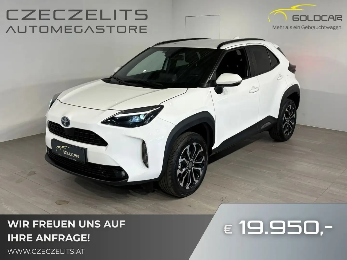 Toyota Yaris Cross 1,5 VVT-i Hybrid Active Drive Aut. Weiß - 1