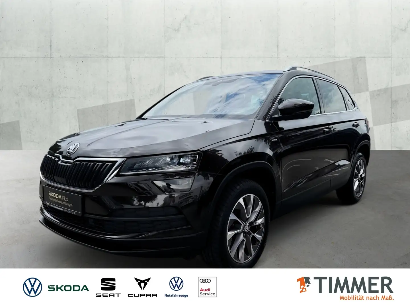 Skoda Karoq 1.5 TSI DSG CLEVER *LED *AHK *ACC *NAVI *ALU *SHZ Barna - 1