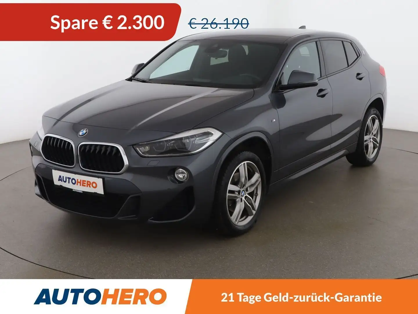 BMW X2 sDrive 18d M Sport Aut.*NAVI*CAM*HUD*TEMPO*SHZ*BT* Grau - 1