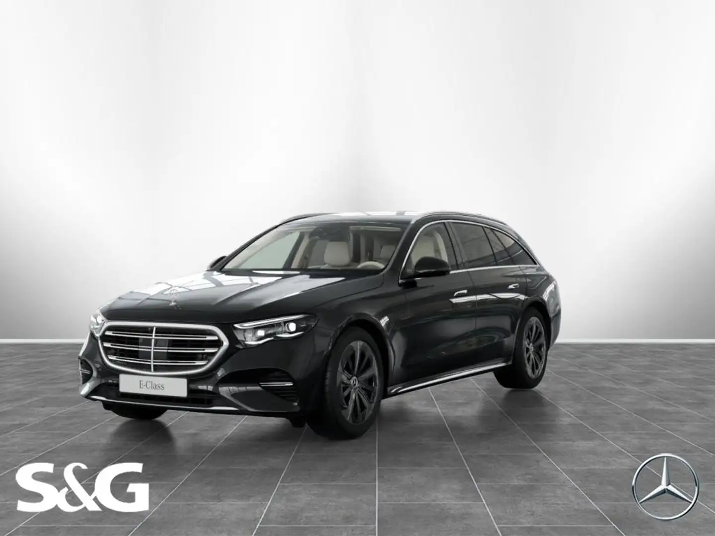 Mercedes-Benz E 450 4M T EXCLUSIVE Standhz.+LED+AHK+Airmatic Noir - 1