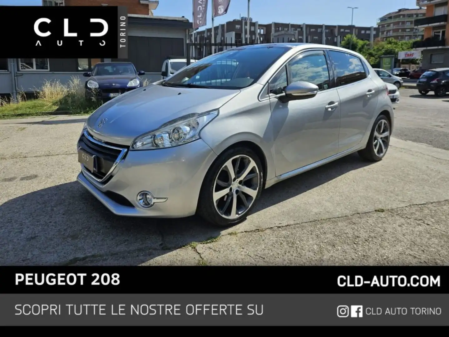 Peugeot 208 1° serie 1.6 e-HDi 92 CV Stop&Start 5 porte Grigio - 1