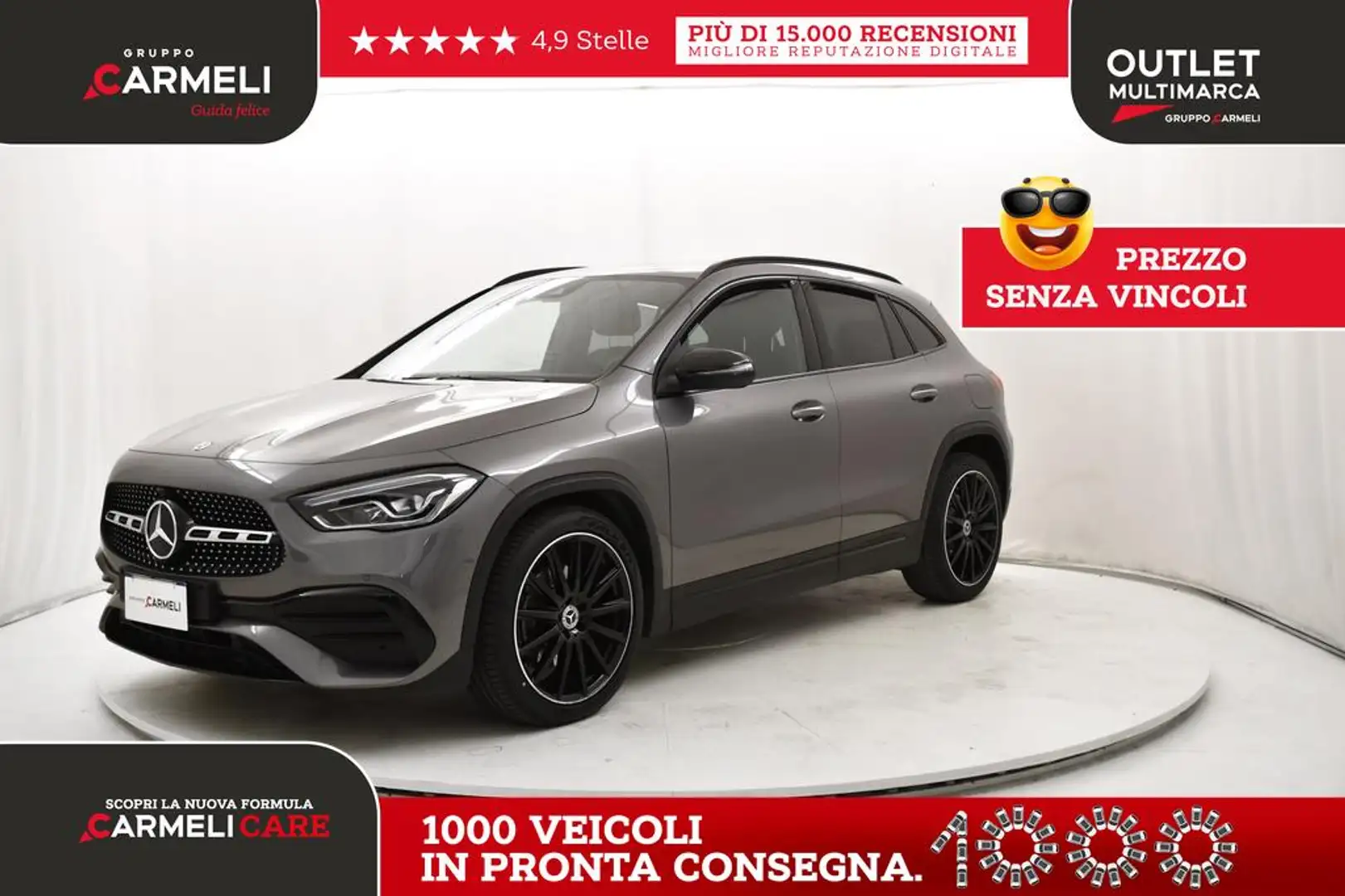 Mercedes-Benz GLA 220 d Premium 4matic auto CERCHI 20 - PACK AMG Grigio - 1