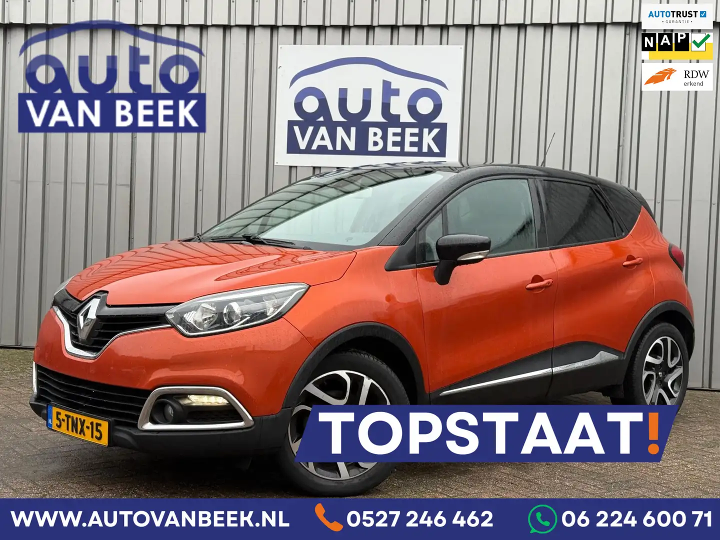 Renault Captur 1.5 dCi Dynamique Pack Style|Cam|Trekhaak Orange - 1