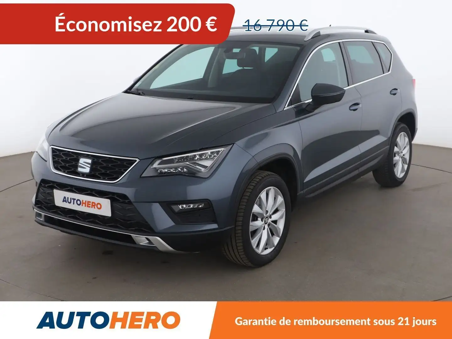 SEAT Ateca 1.6 TDI Ecomotive Style Bleu - 1