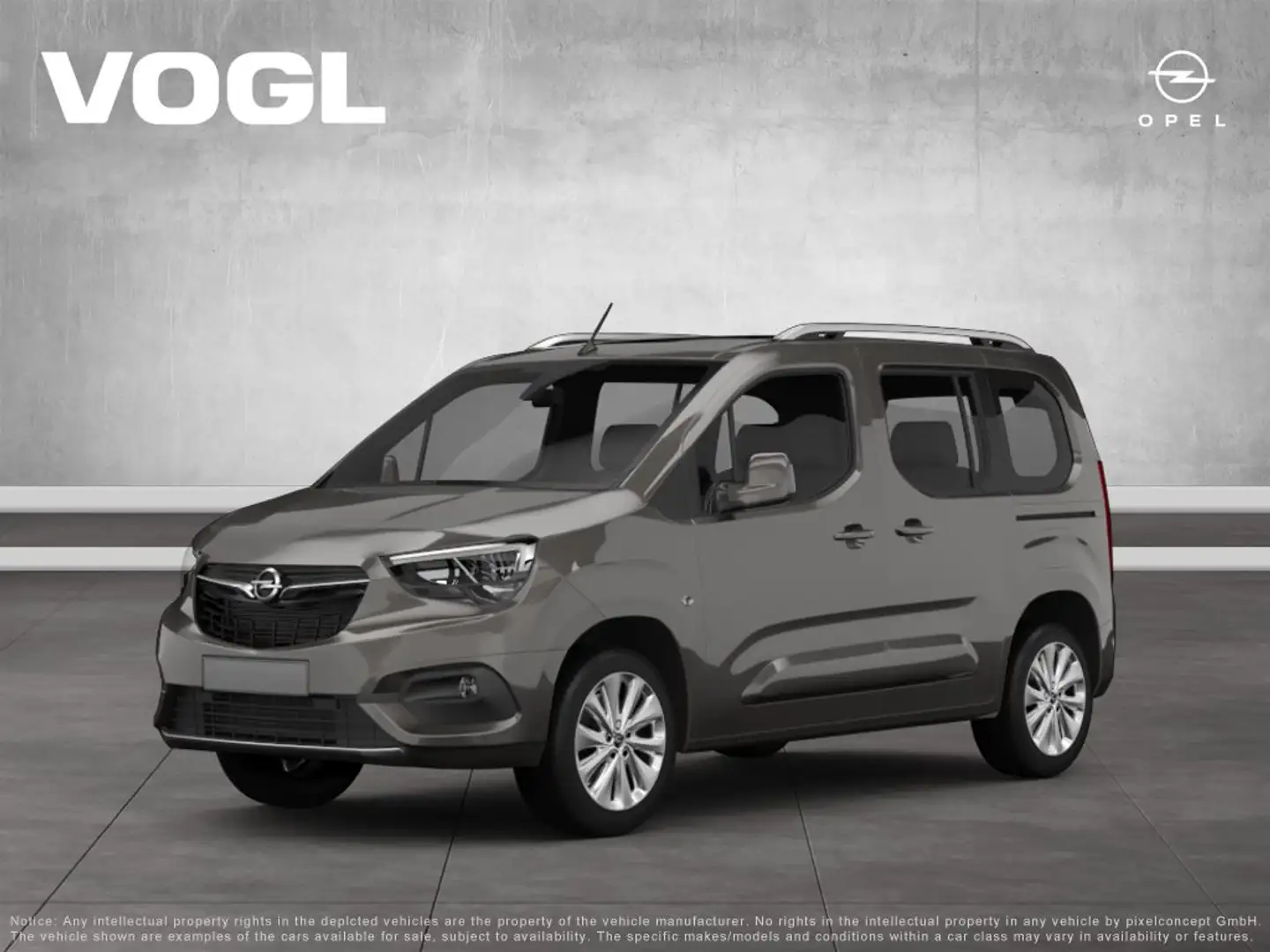 Opel Combo Life 1.2 Turbo 110PS Edition Grijs - 1