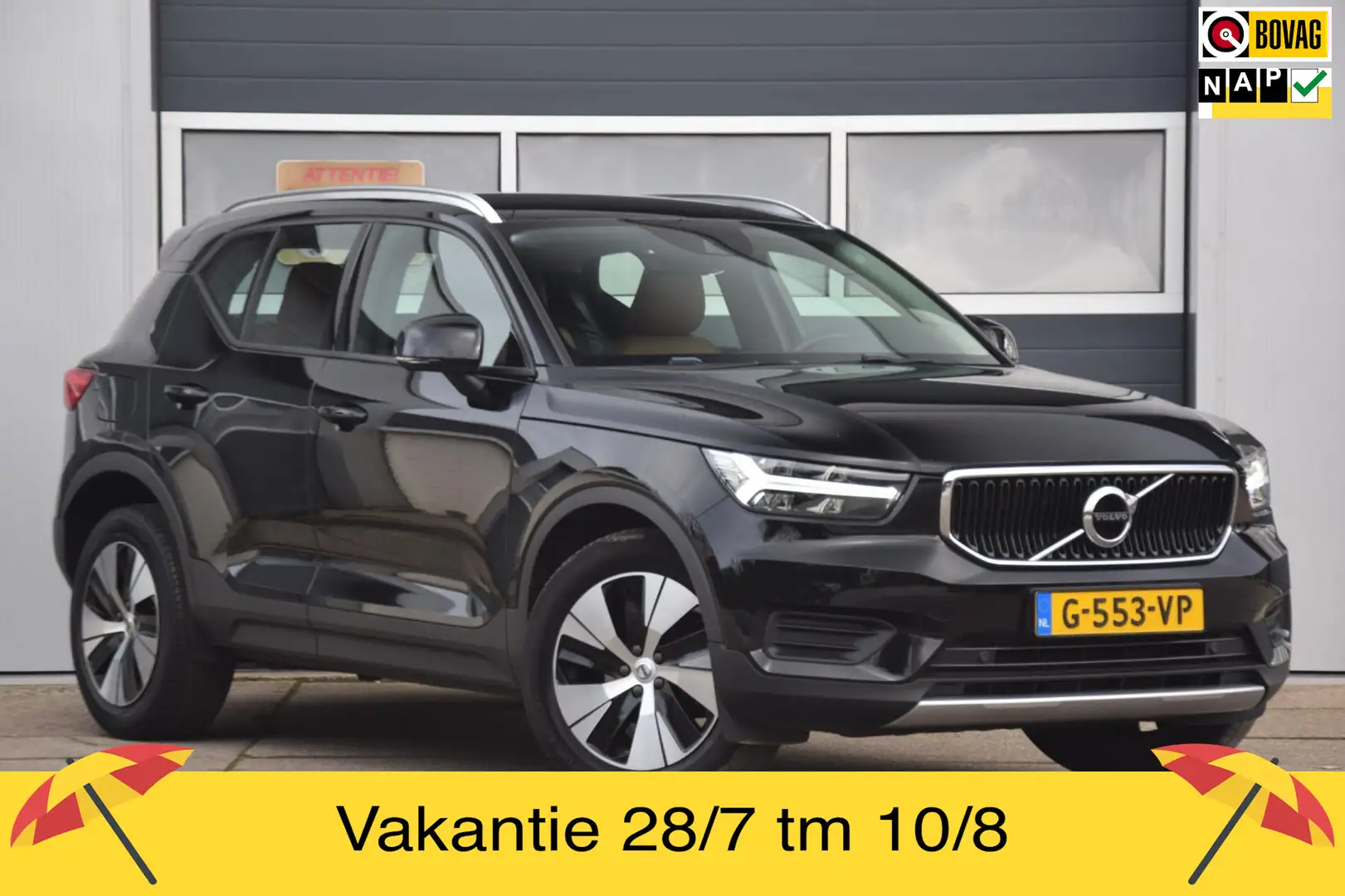 Volvo XC40 1.5 T3 Momentum Pro LEER/19" VELGEN Чёрный - 1