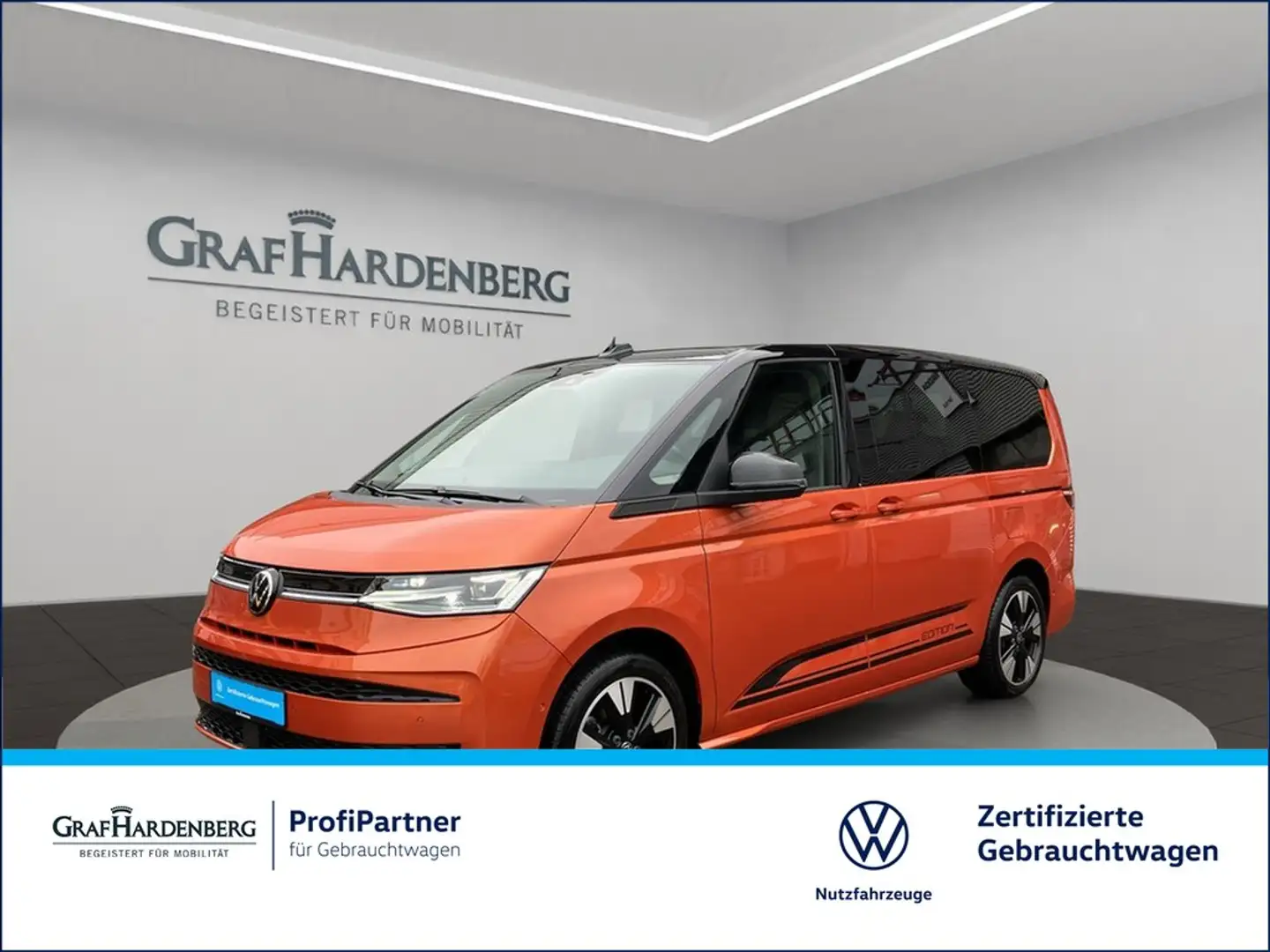 Volkswagen T7 Multivan Edition LÜ lang TDI 7Sitze AHK ACC Orange - 1