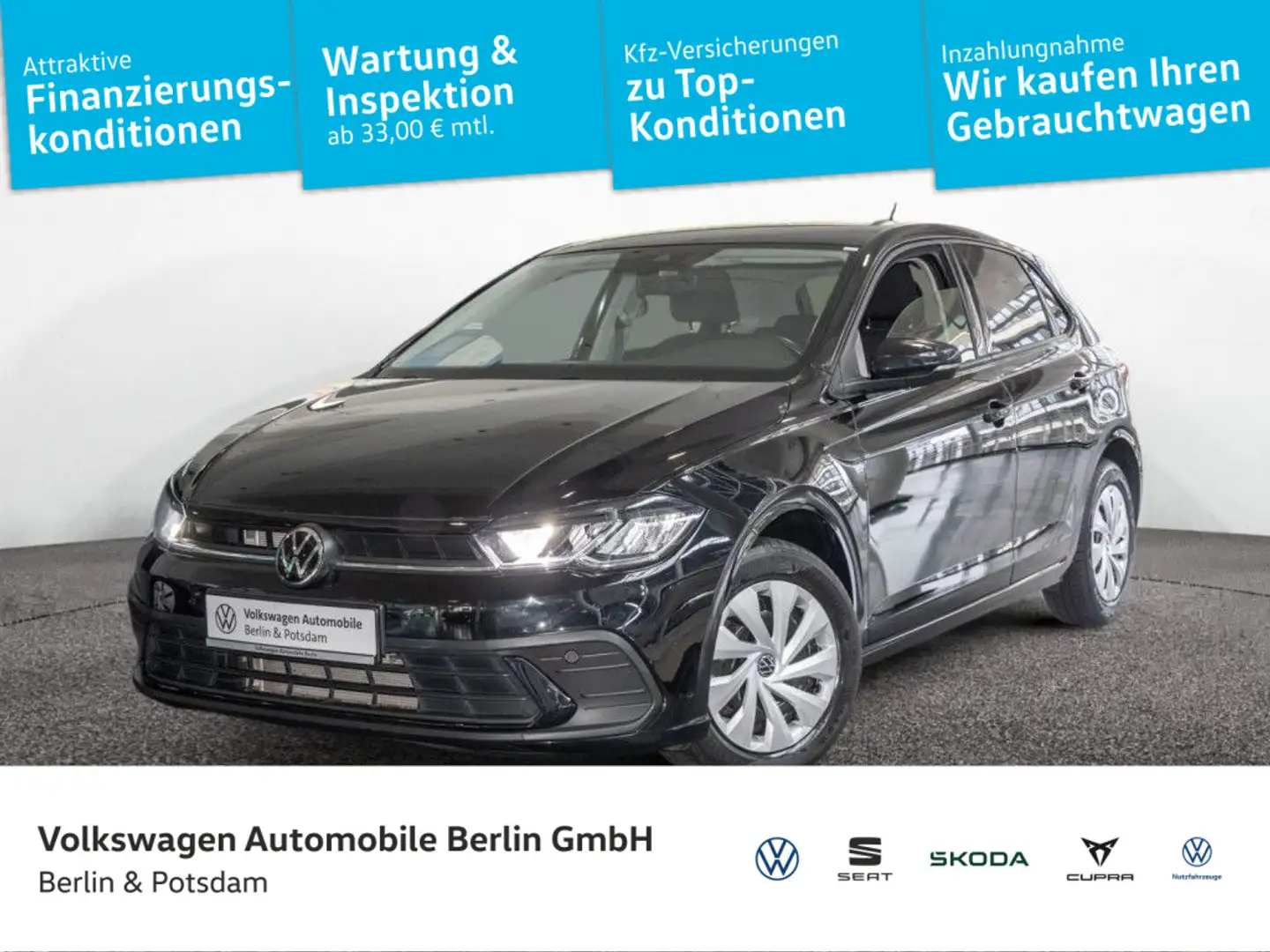 Volkswagen Polo 1.0 TSI DSG Life Navi LED APP Sitzhzg. Schwarz - 1