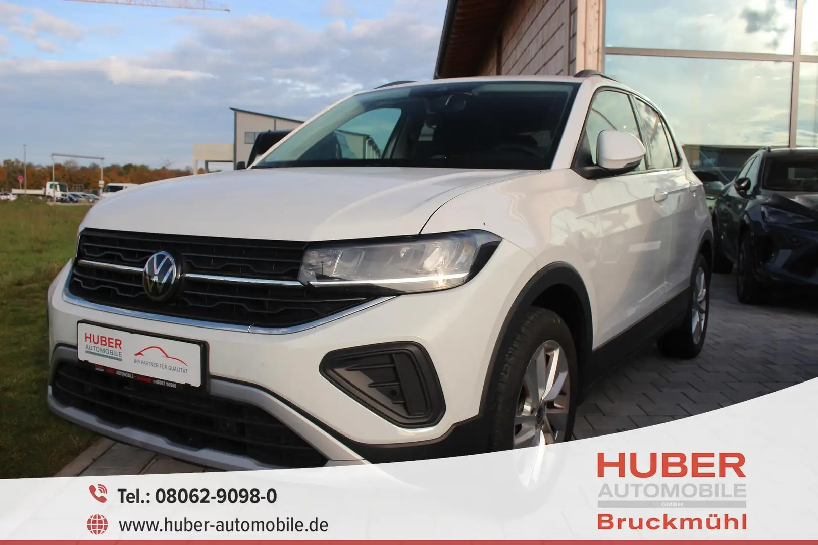 Volkswagen T-Cross 1.0 TSI 115PS DSG LIFE PDC/KAMERA/KLIMAAUT 85 k... Weiß - 1