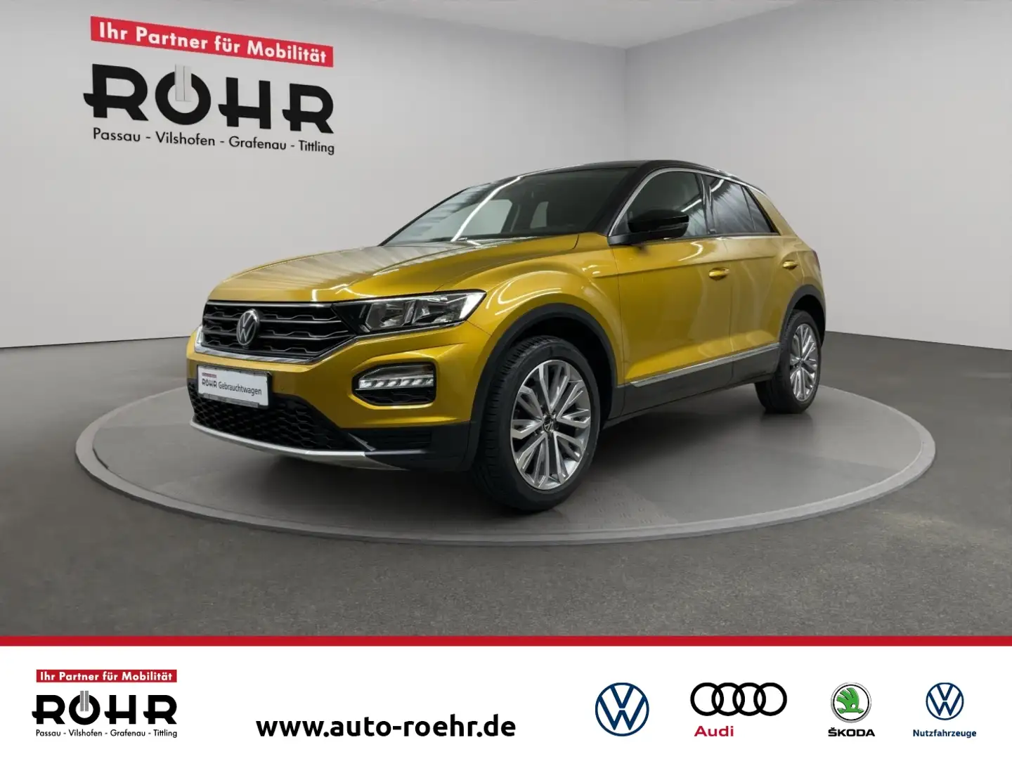 Volkswagen T-Roc United (Garantie 01/2026.Kamera.Navi.SHZ.PDC) 1.5 Schwarz - 1