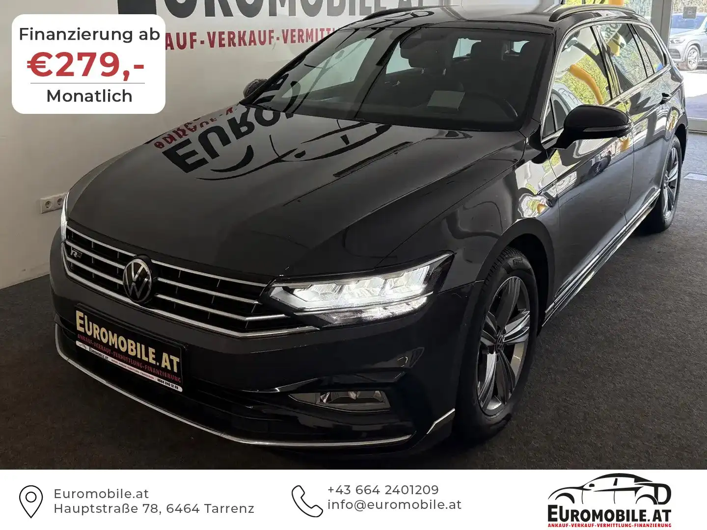 Volkswagen Passat Variant Business R-LINE P.*RFK*HU*TOTW*LR-HZG*LED*MASSAGE Grau - 1