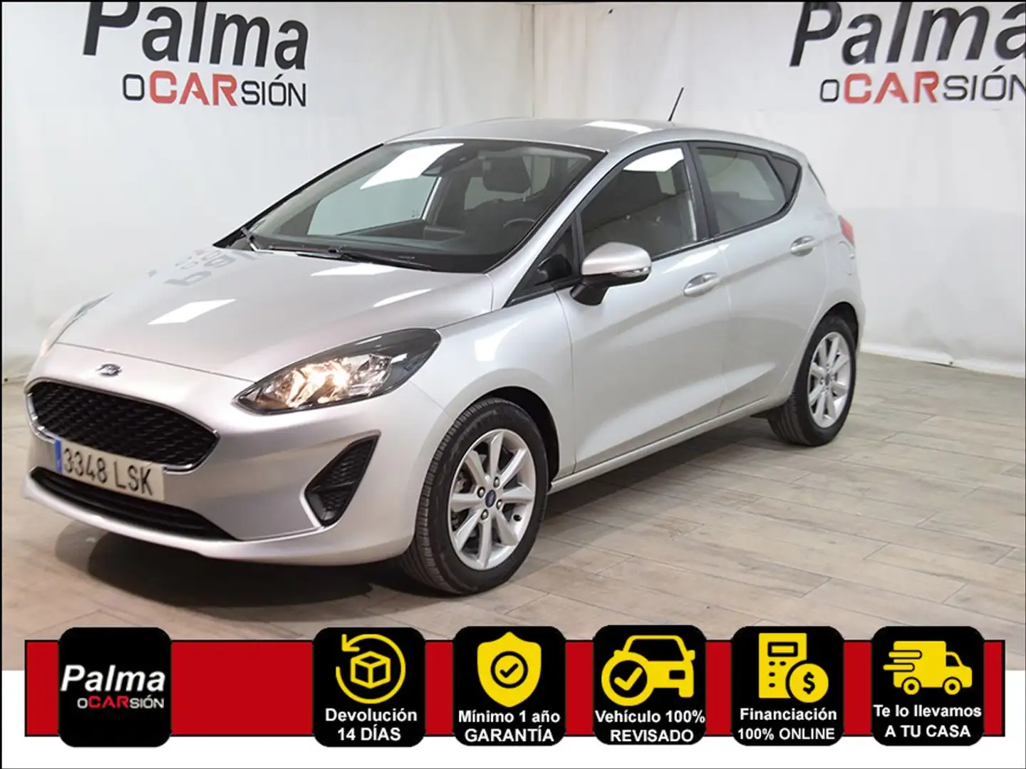 Ford Fiesta 1.0 EcoBoost S/S Trend+ 100 Silber - 1